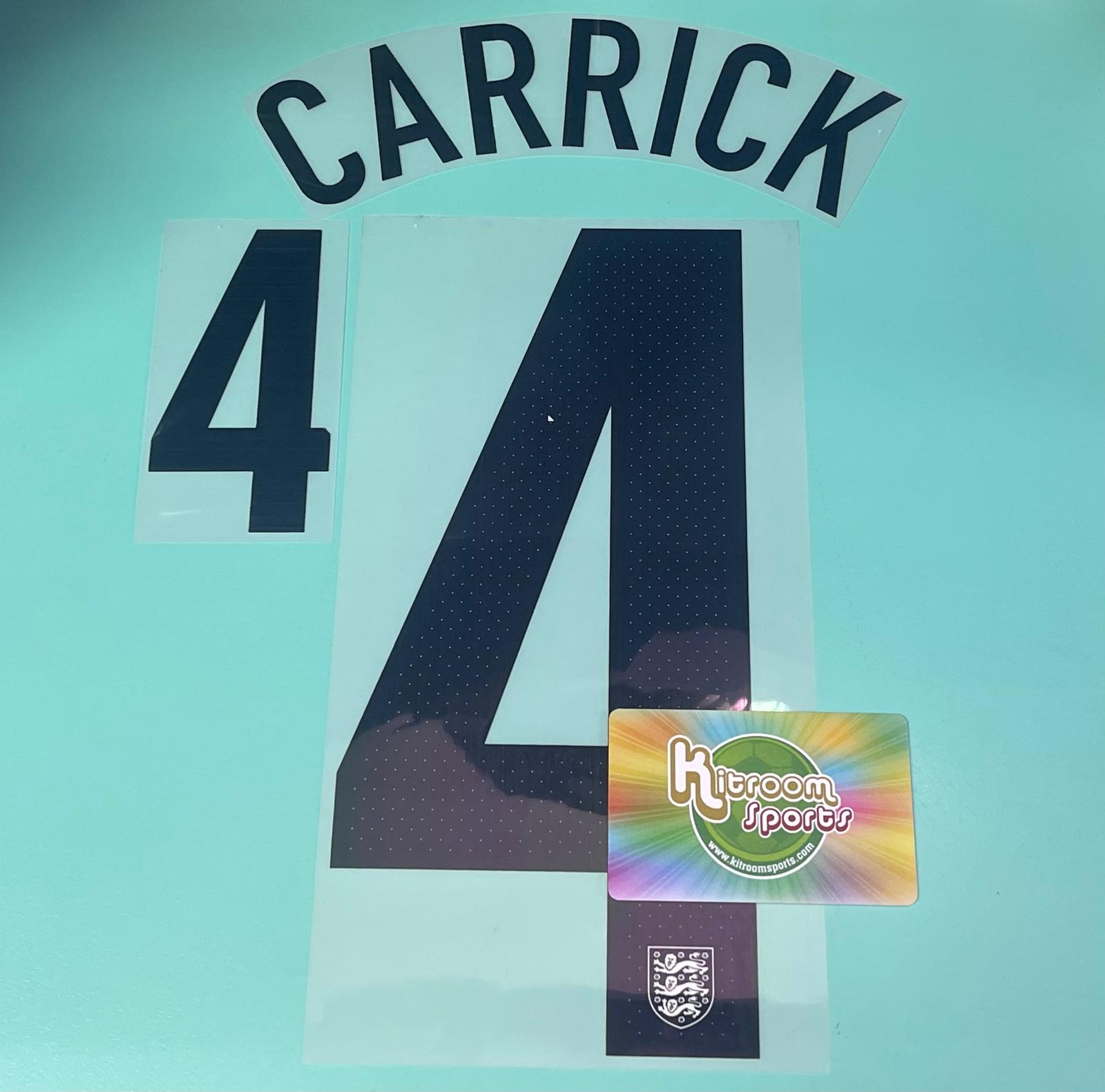 2013 England 150th Home Nameset #4 CARRICK