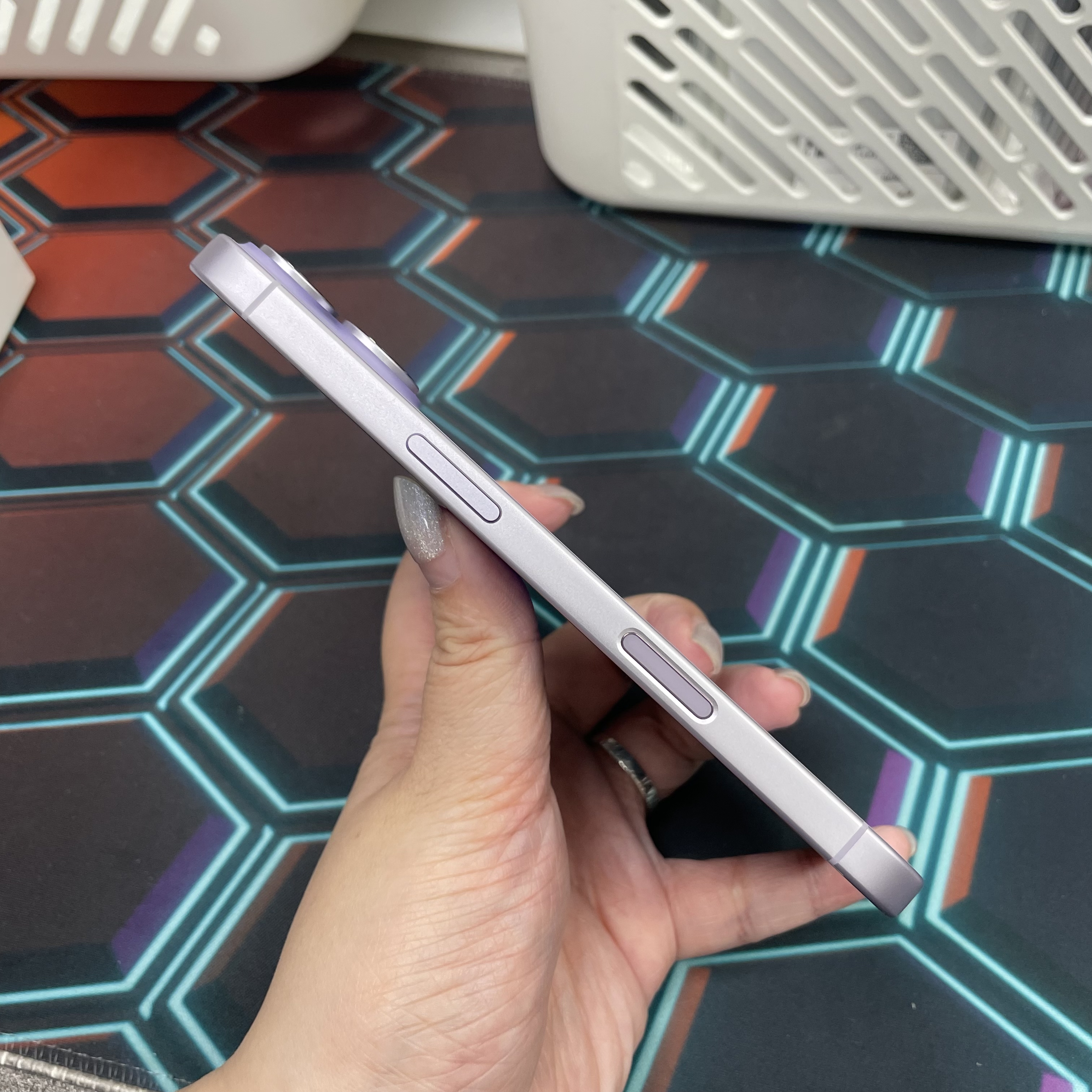 *7275 17 未使用品 512GB 電100 紫色 purple 