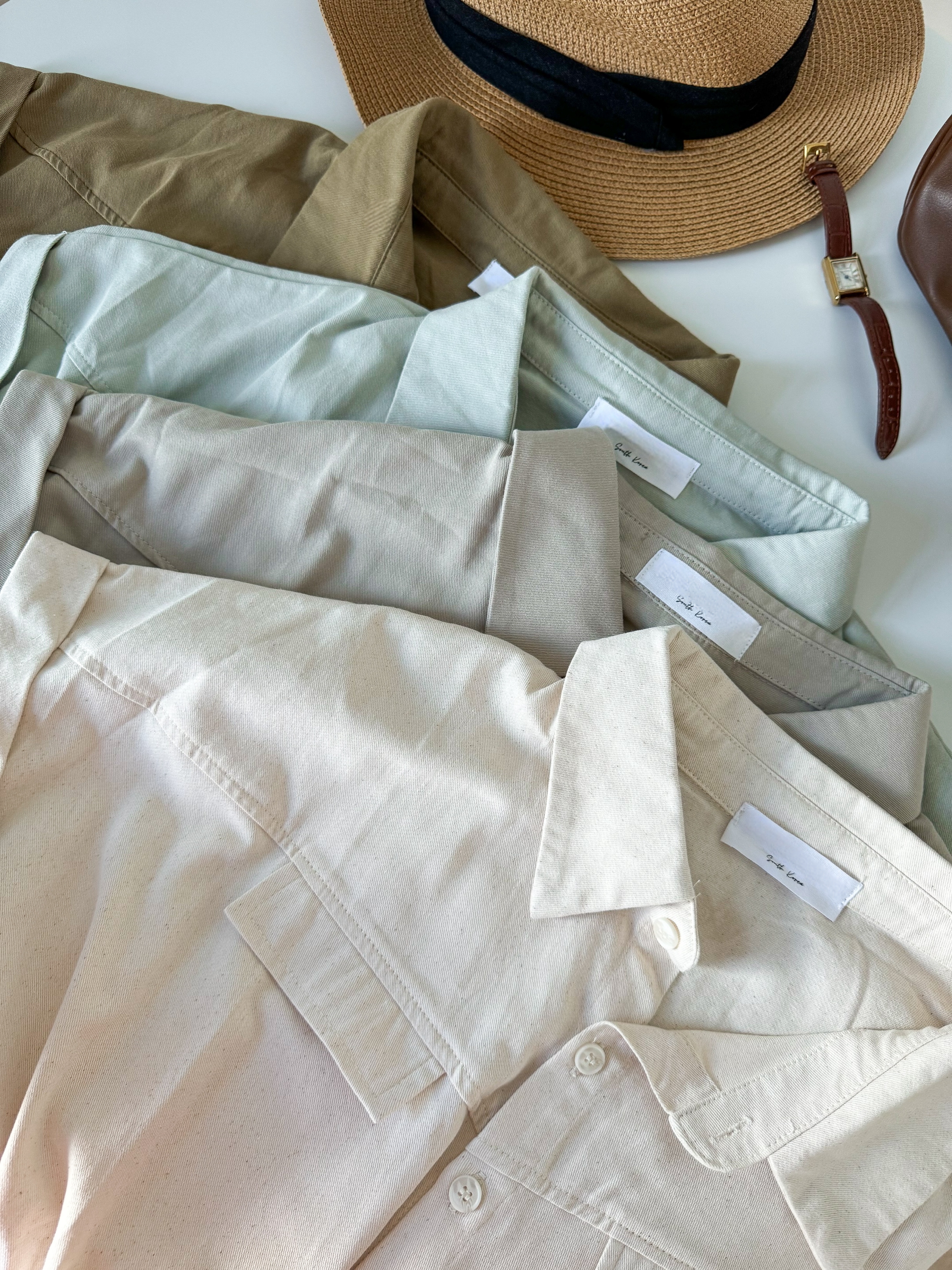 Emma Jumpsuit 懒人穿搭！小个子Polo领美式复古工装风连体裤 （ 4 Colours ）