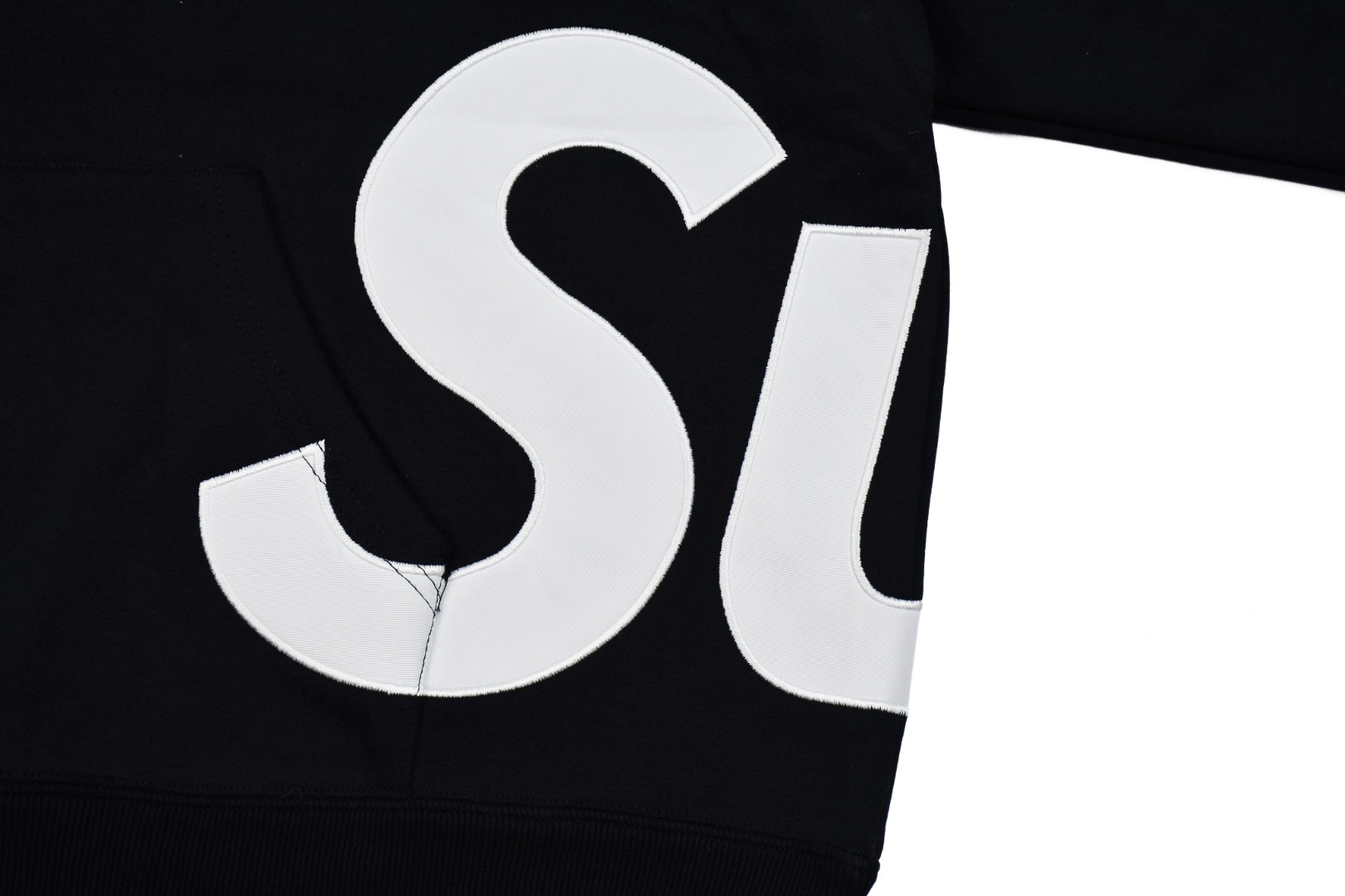 Supreme Big Logo Zip Up Hooded Sweatshirt