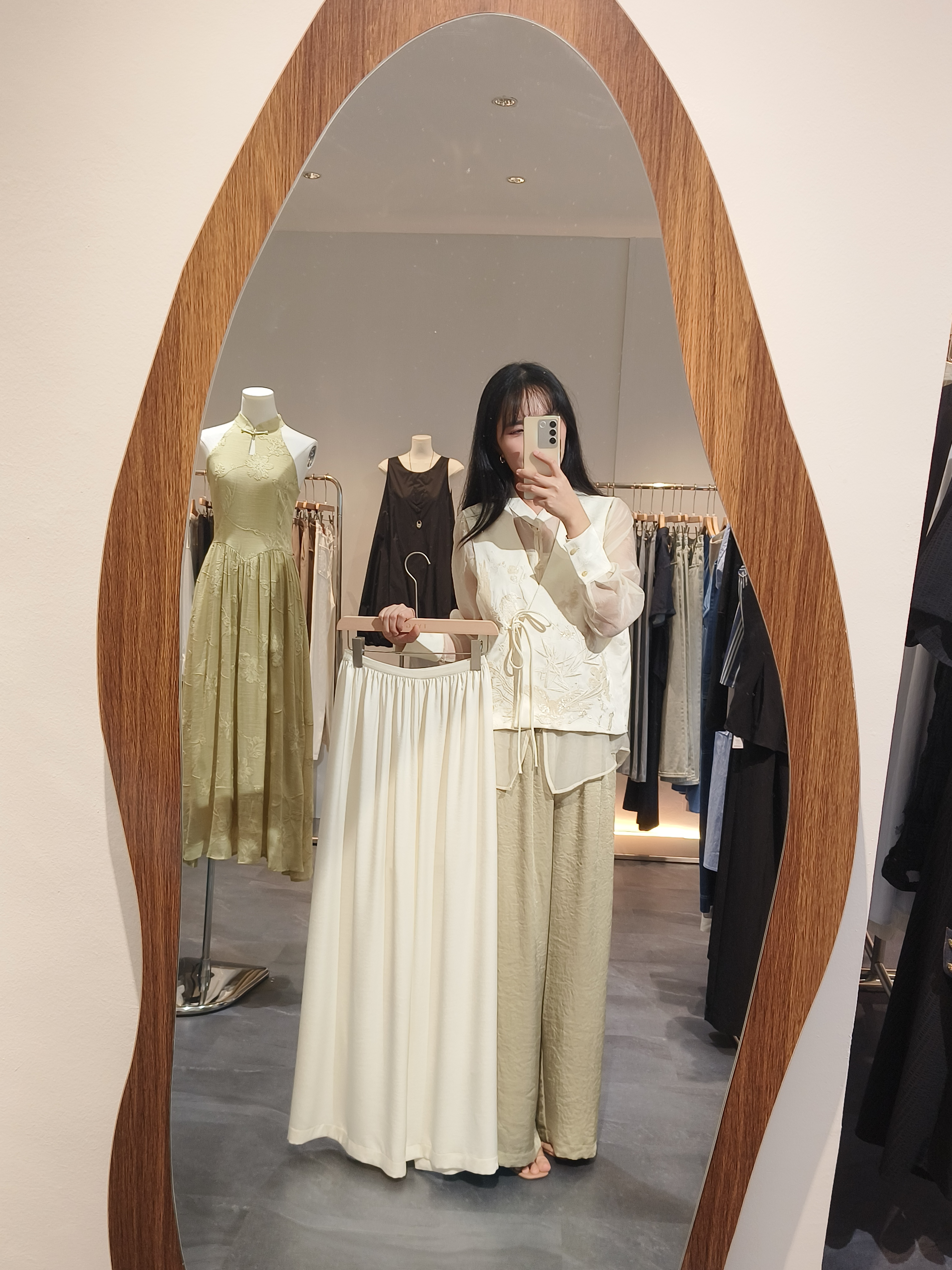 缎面丝滑垂感长裤