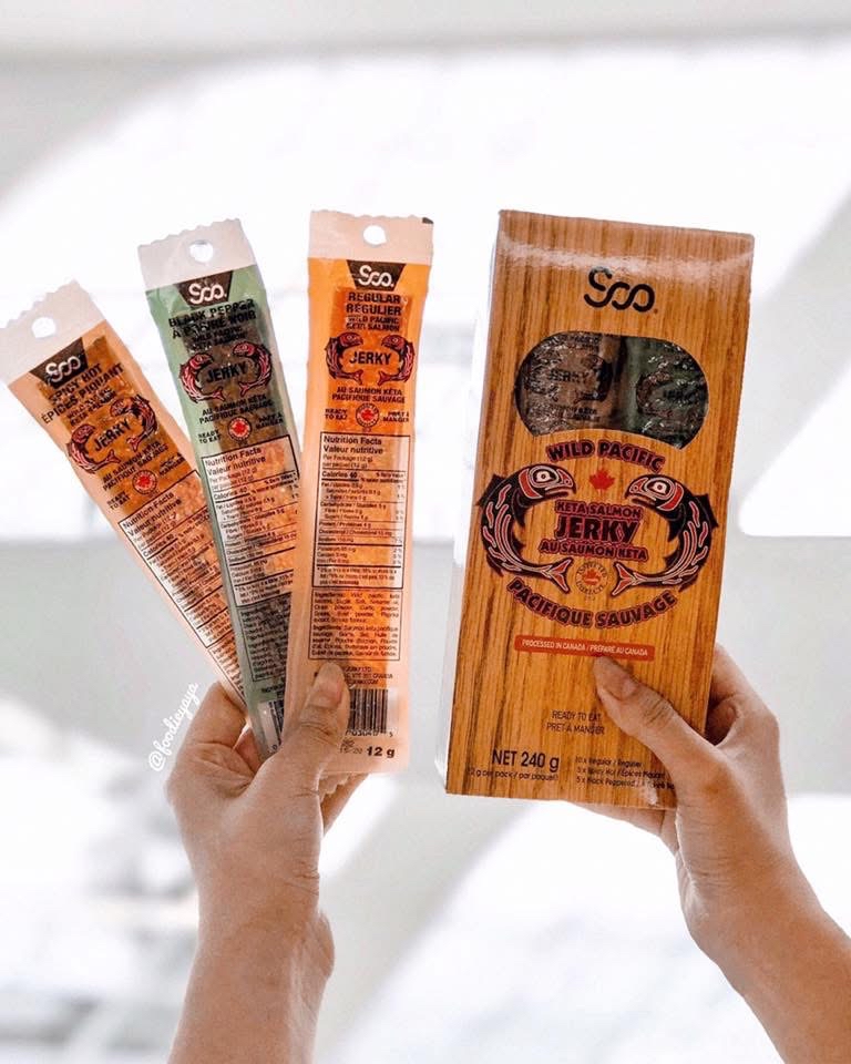 加拿大直送  Soo Wild Pacific Keta Salmon Jerky 太平洋三文魚乾 240g