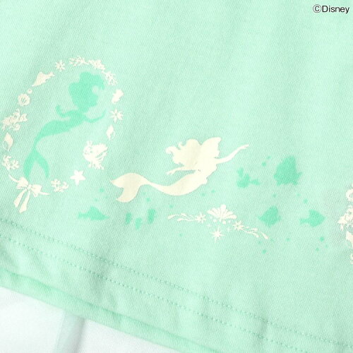 🆕【⭐訂購⭐】🇯🇵 日本直送 🌀#Ampersand x #DisneyPrincess 泡泡袖 薄紗 公主造型 螢光圖案 家居服套裝［3款選］🌀[ELFA-0185][260723]