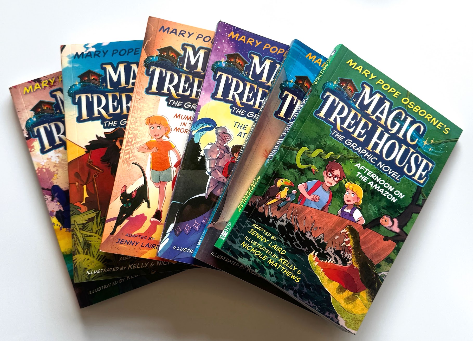Magic Tree House   The Graphic Novel Series 7 books | 漫畫版神奇樹屋 1-7 |  B340