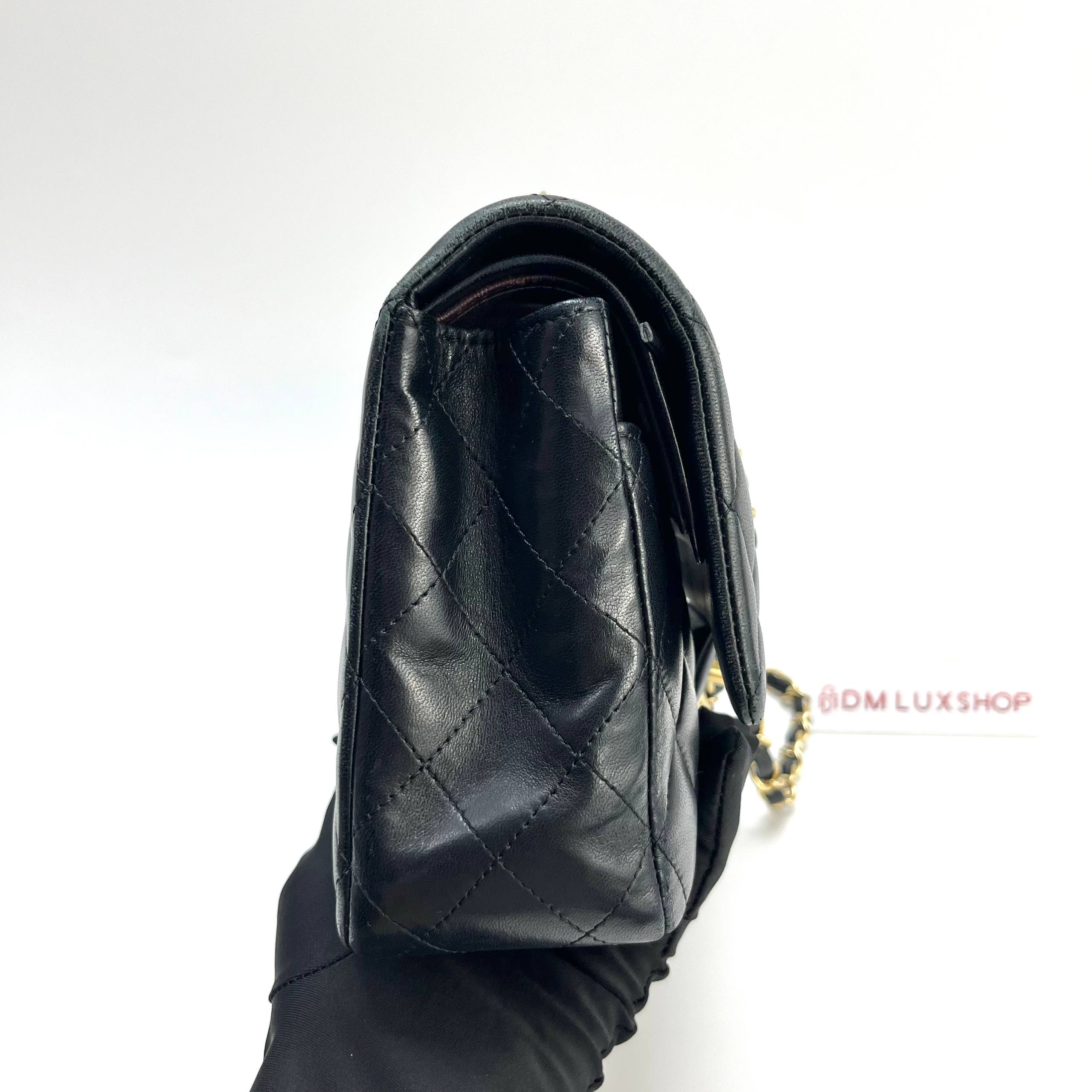 Chanel Black Lambskin CF Medium GHW (Serial 21)