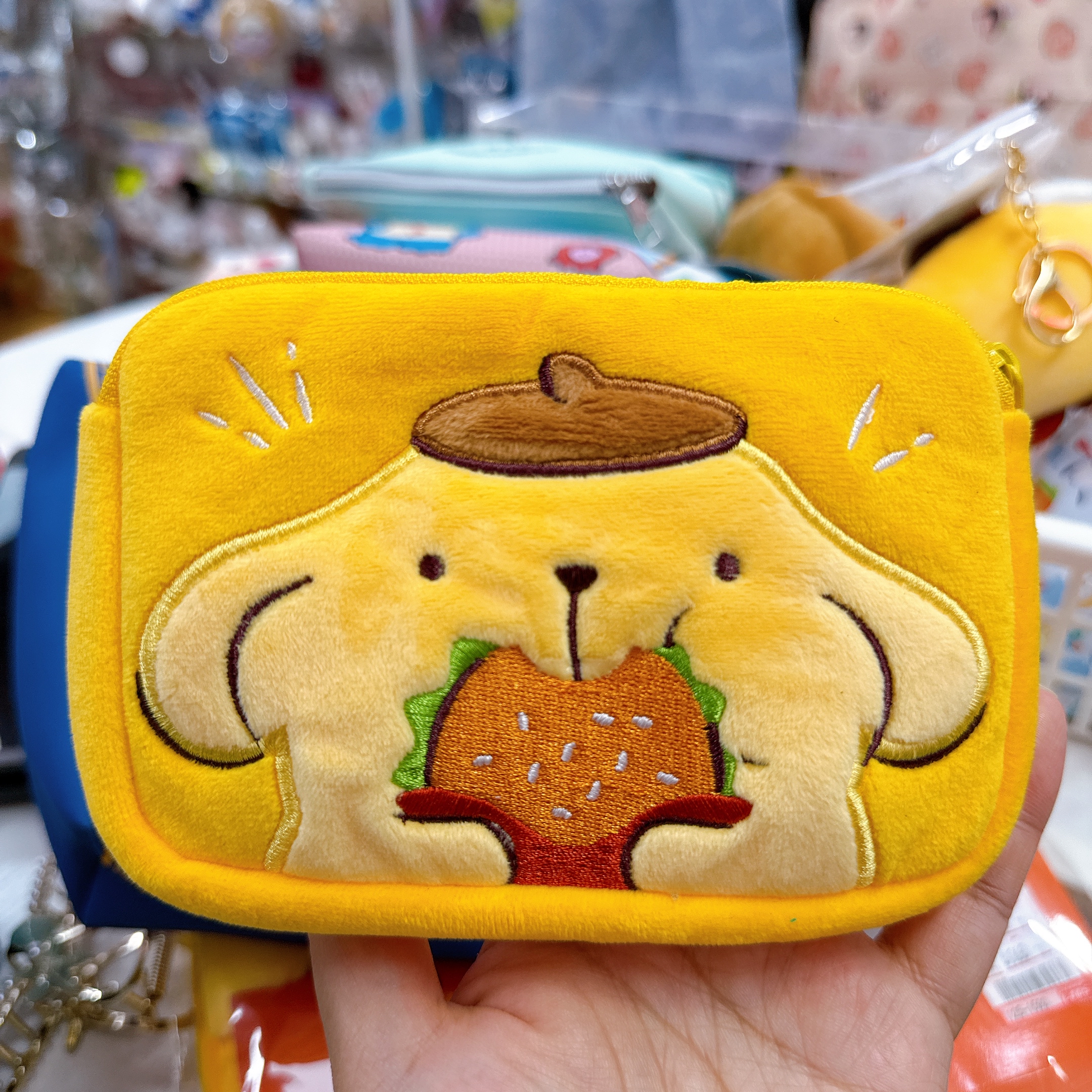 本店獨家發售日本直送布甸狗30周年掛袋掛飾 散銀包拉鍊袋 