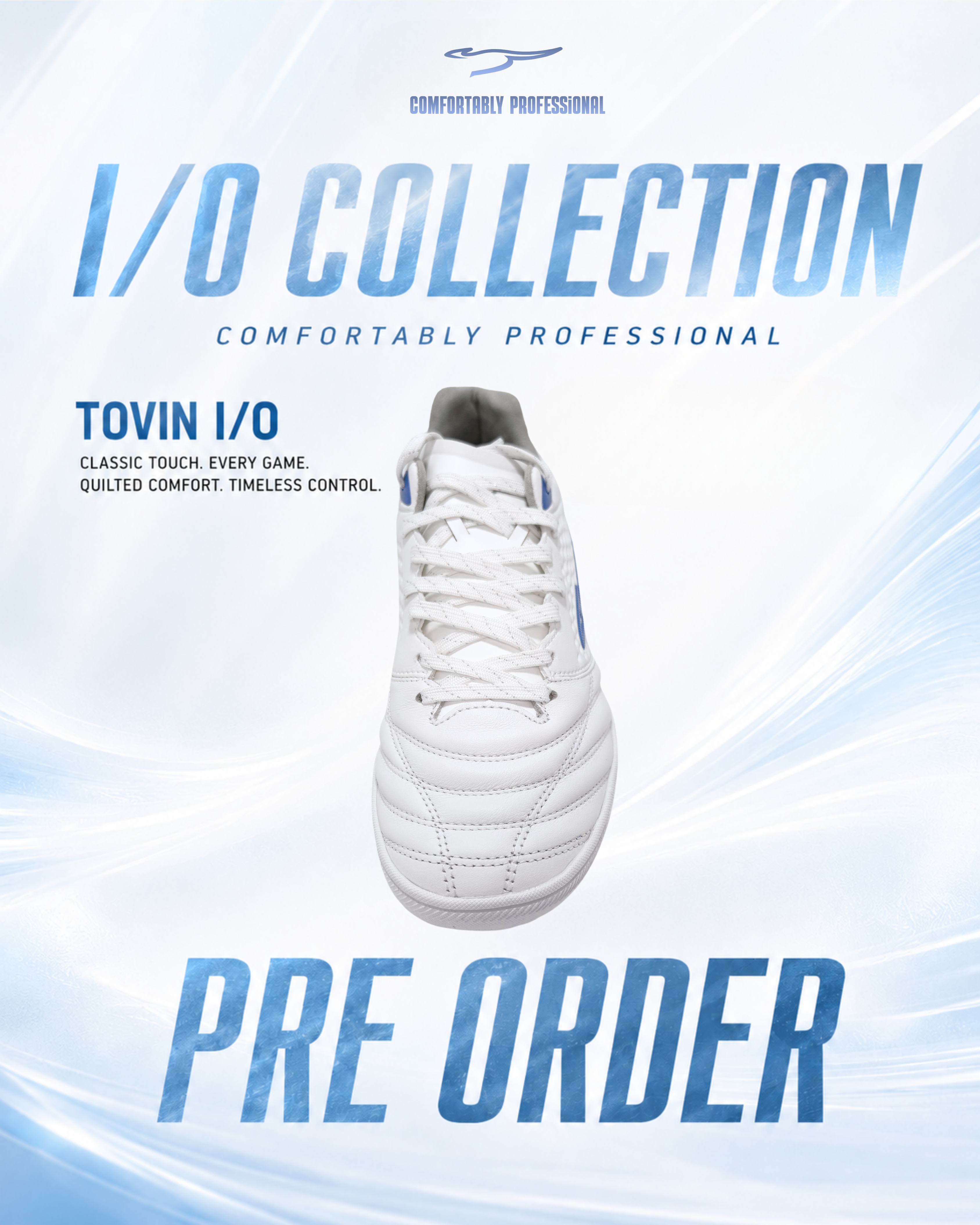 (預售 Pre Order) CADDY TOVIN I/O 頭層牛皮平底足球鞋｜Regular及Wide楦 | 港街場適用 | 平底BOOT