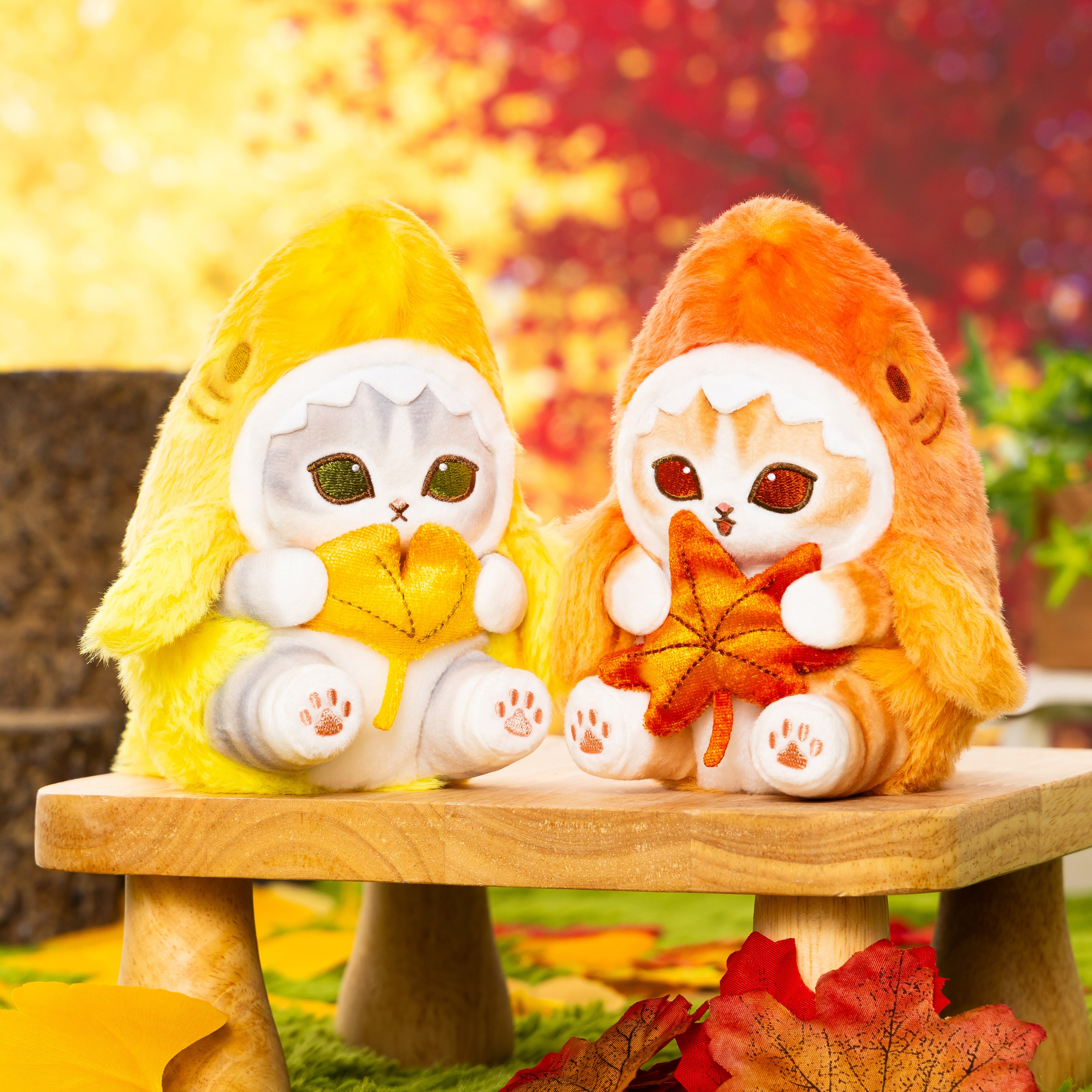 🌸 【預訂】楓葉造型公仔掛飾 - Mofusand 18/9新品