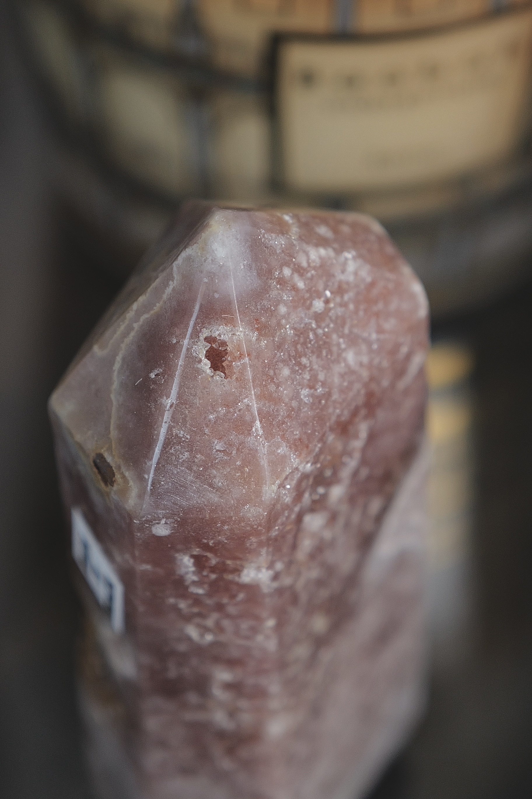 ༒9cm粉紅紫水晶 晶牙六角柱༒ PA.6801C30G19N-RA22*A77