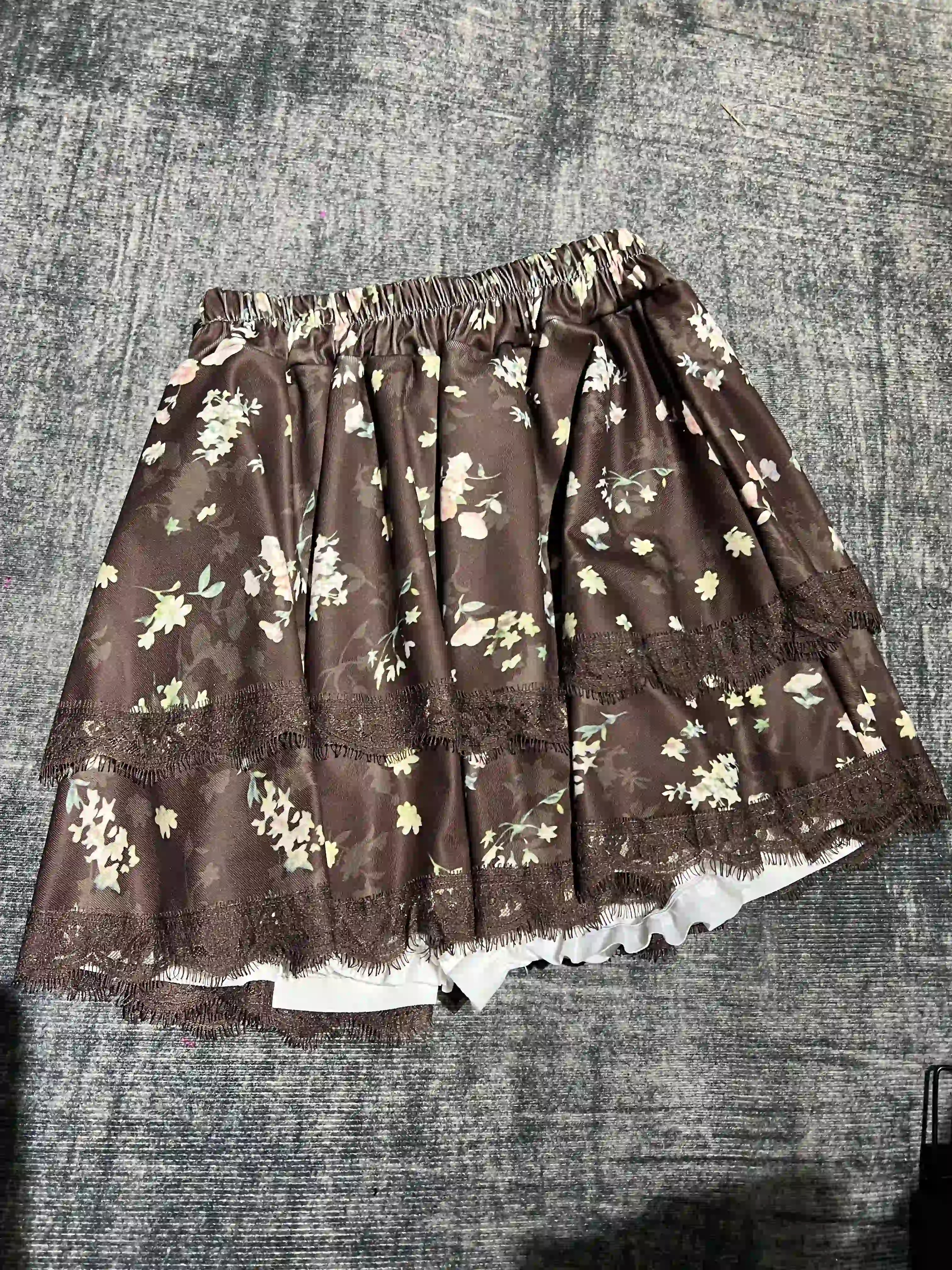 Black Vintage skirt #0203