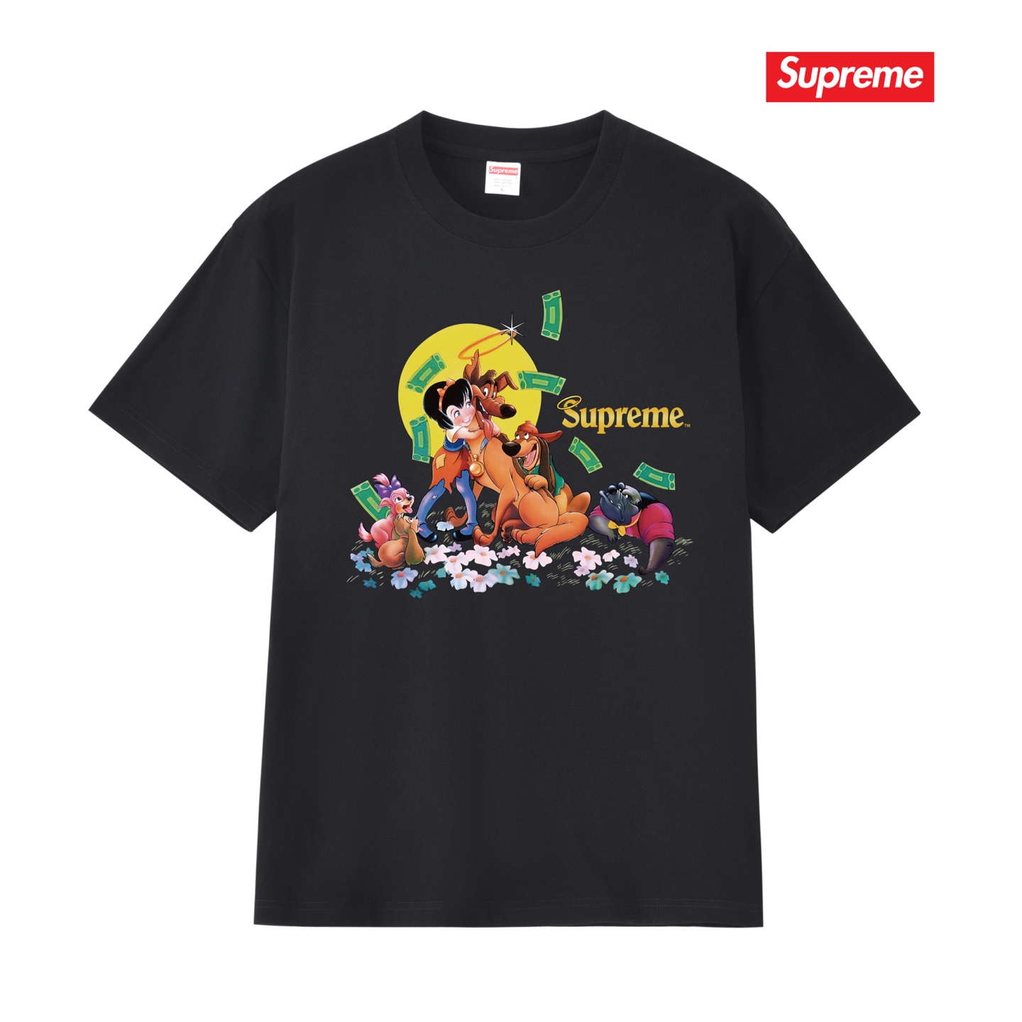Supreme All Dogs Go To Heaven Tee