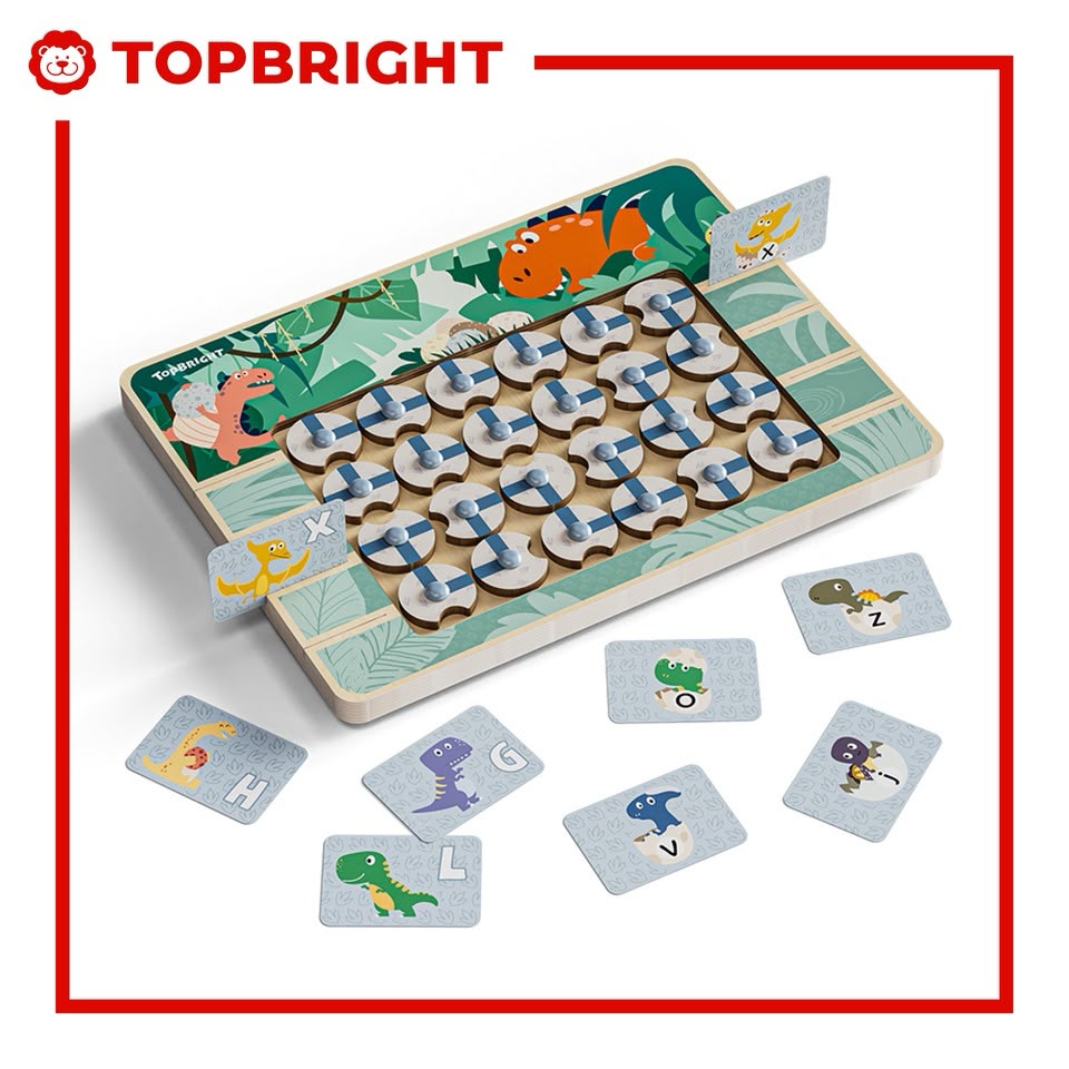 TOPBRIGHT 恐龍尋蛋大冒險：邏輯轉轉迷宮 