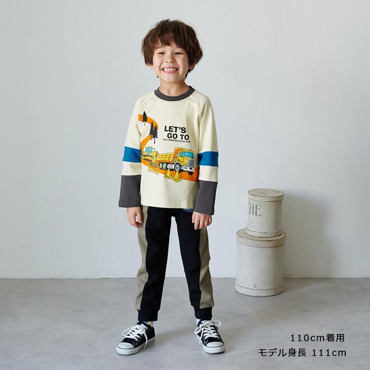 <日本限時減價⏰新品訂購>工作車輛圖案線￼圈料衛衣