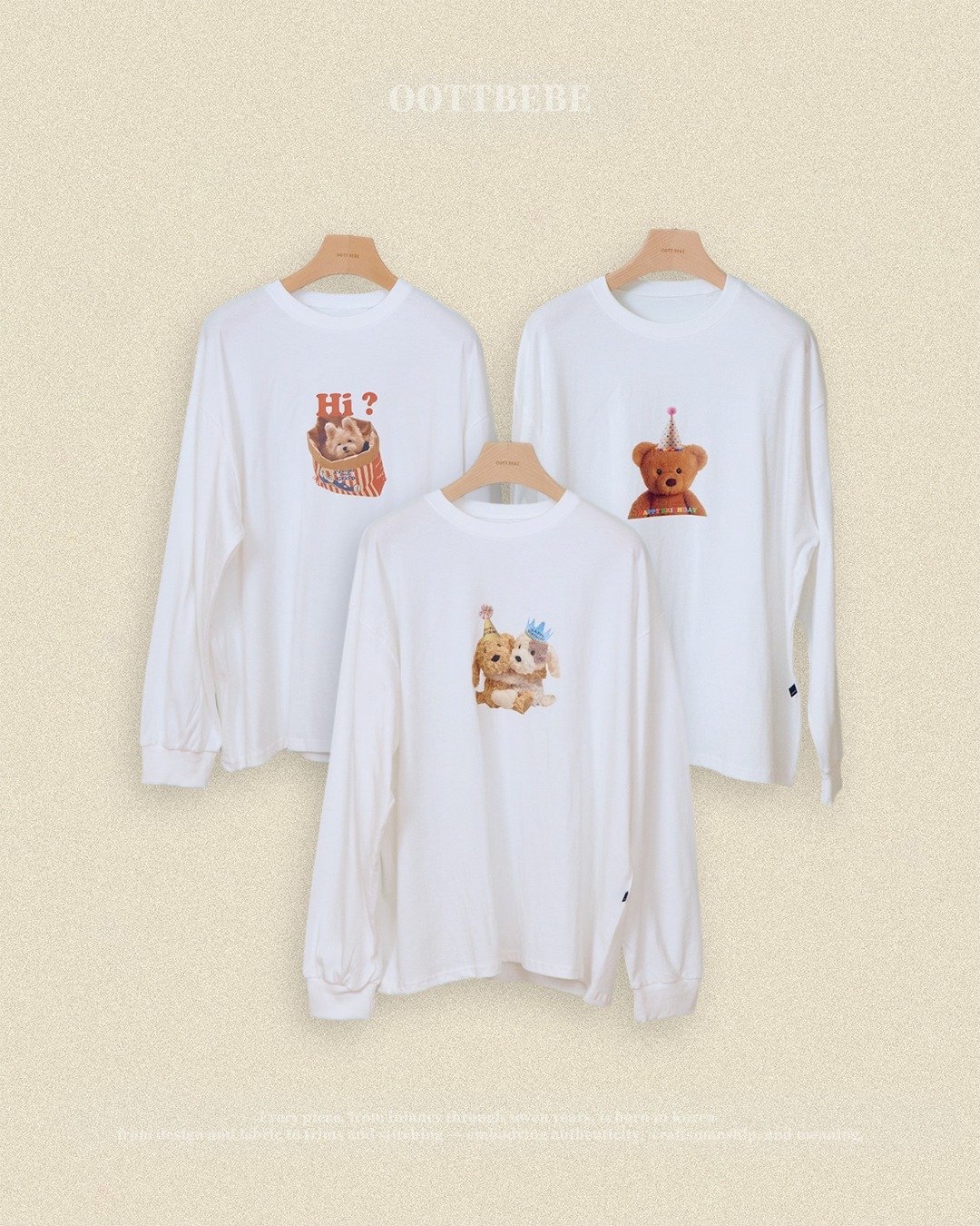 OOTT | Puppy Series T-shirt Adult (Family Look)