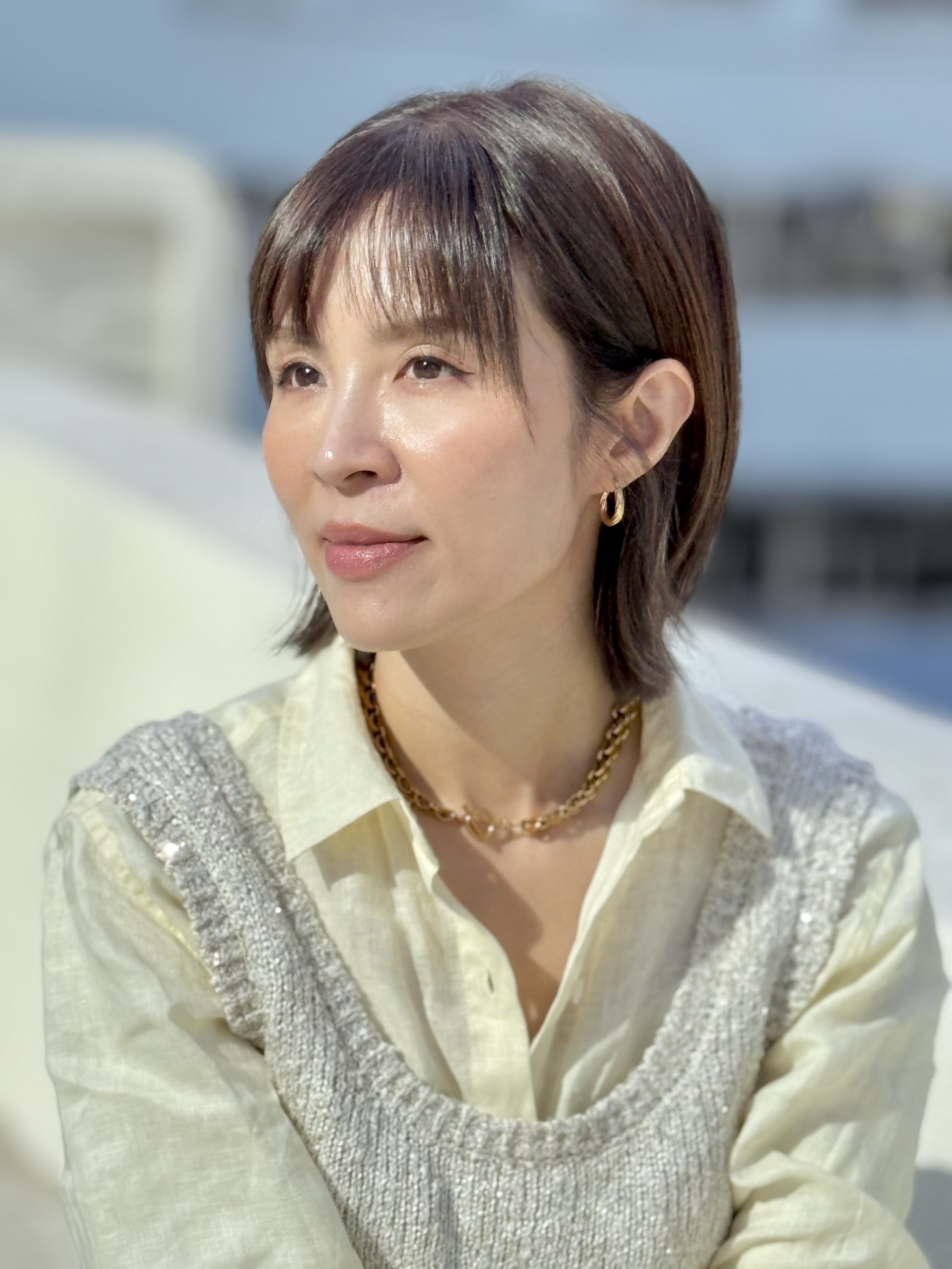 Gold thick chain stainless necklace