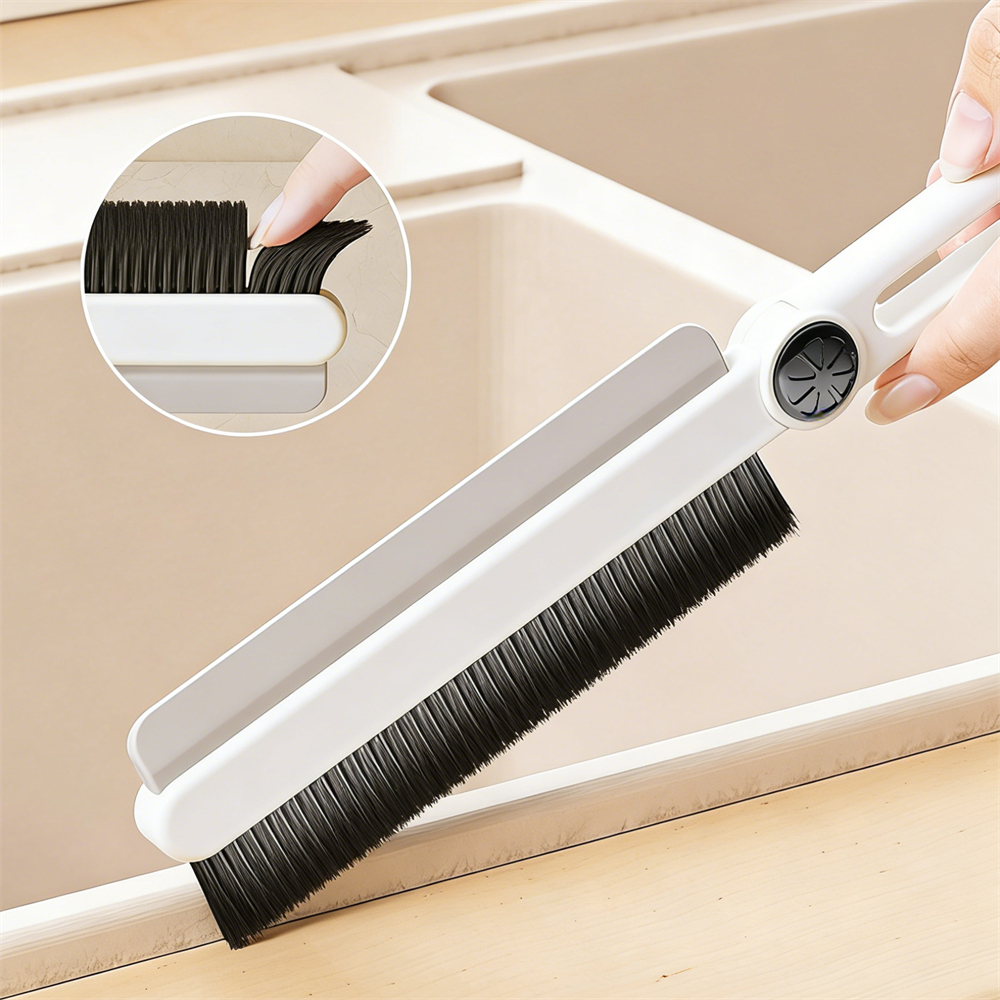 多功能縫隙刷 馬桶刷 刮水 灰塵刷 廚房清潔刷 ［平行進口］ HK2765