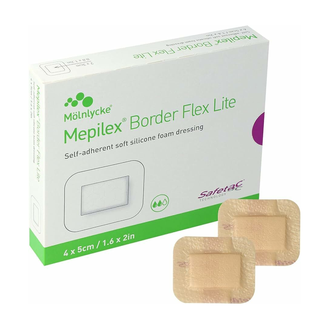 Molnlycke Mepilex Border Flex Lite 有邊型泡沫敷料貼