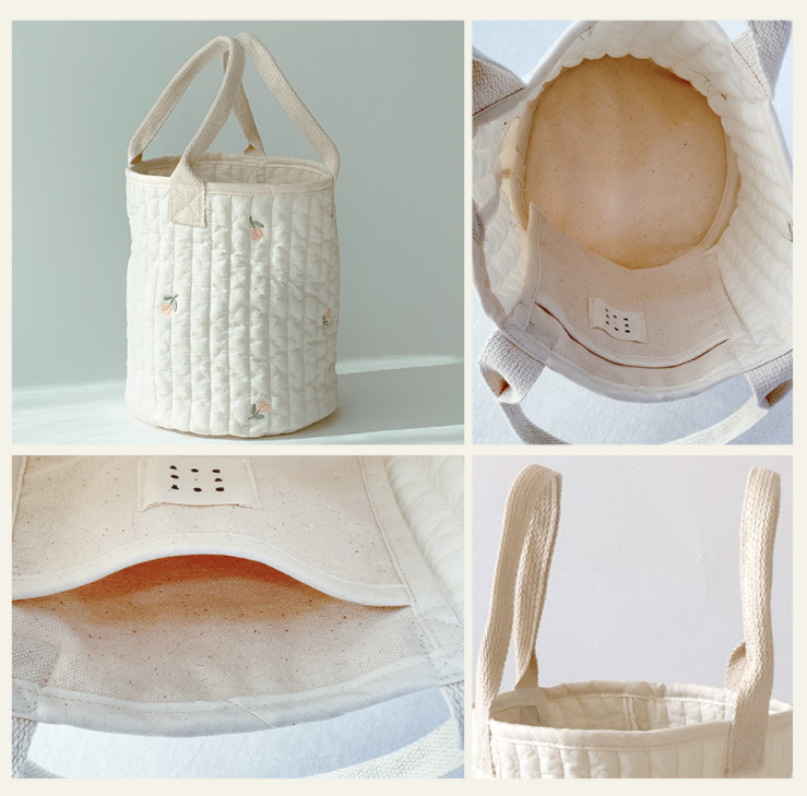 Dottodot 棉質衍縫一手包