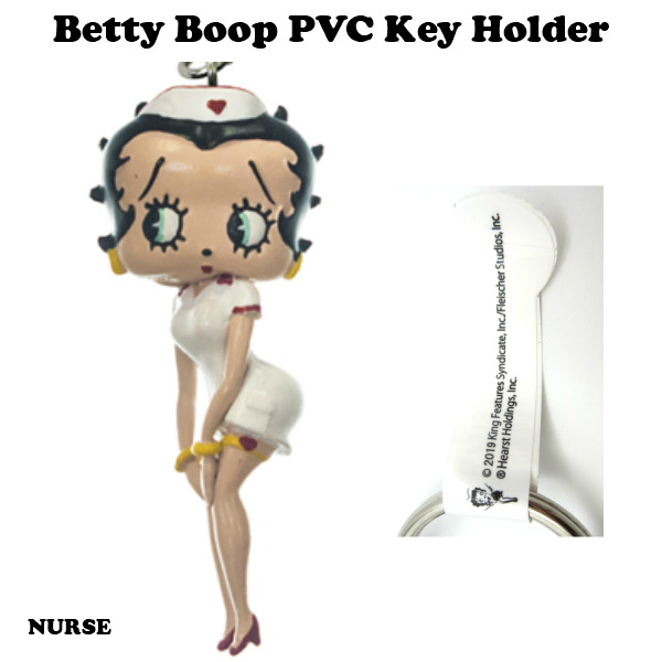 Betty boop 護士造型匙扣