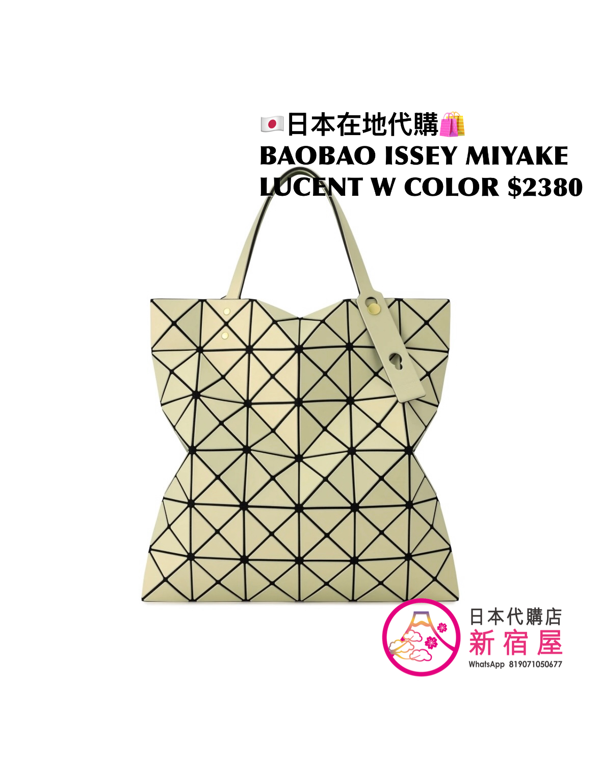 BAOBAO ISSEY MIYAKE LUCENT W COLOR
