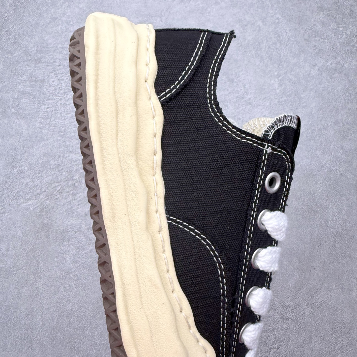 Maison Mihara Yasuhiro MMY "Hank" OG Sole Canvas Low-top Sneaker