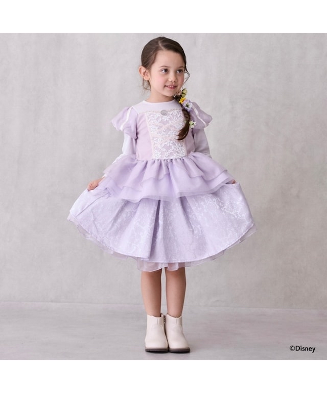 B0060 長髮公主套裝（上衣裙+半裙+斗篷）