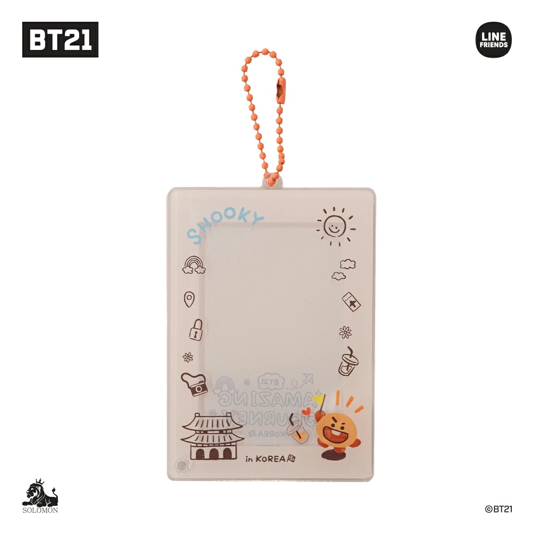 📦訂購 日本限定 Line Friends BT21 ACRYLIC PHOTO CARD HOLDER 照片鎖匙扣