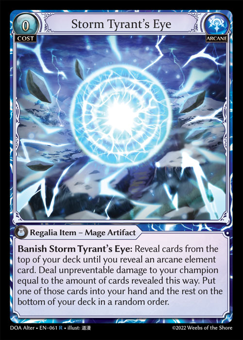 Storm Tyrant’s Eye / DOA-Alter-061 (R)