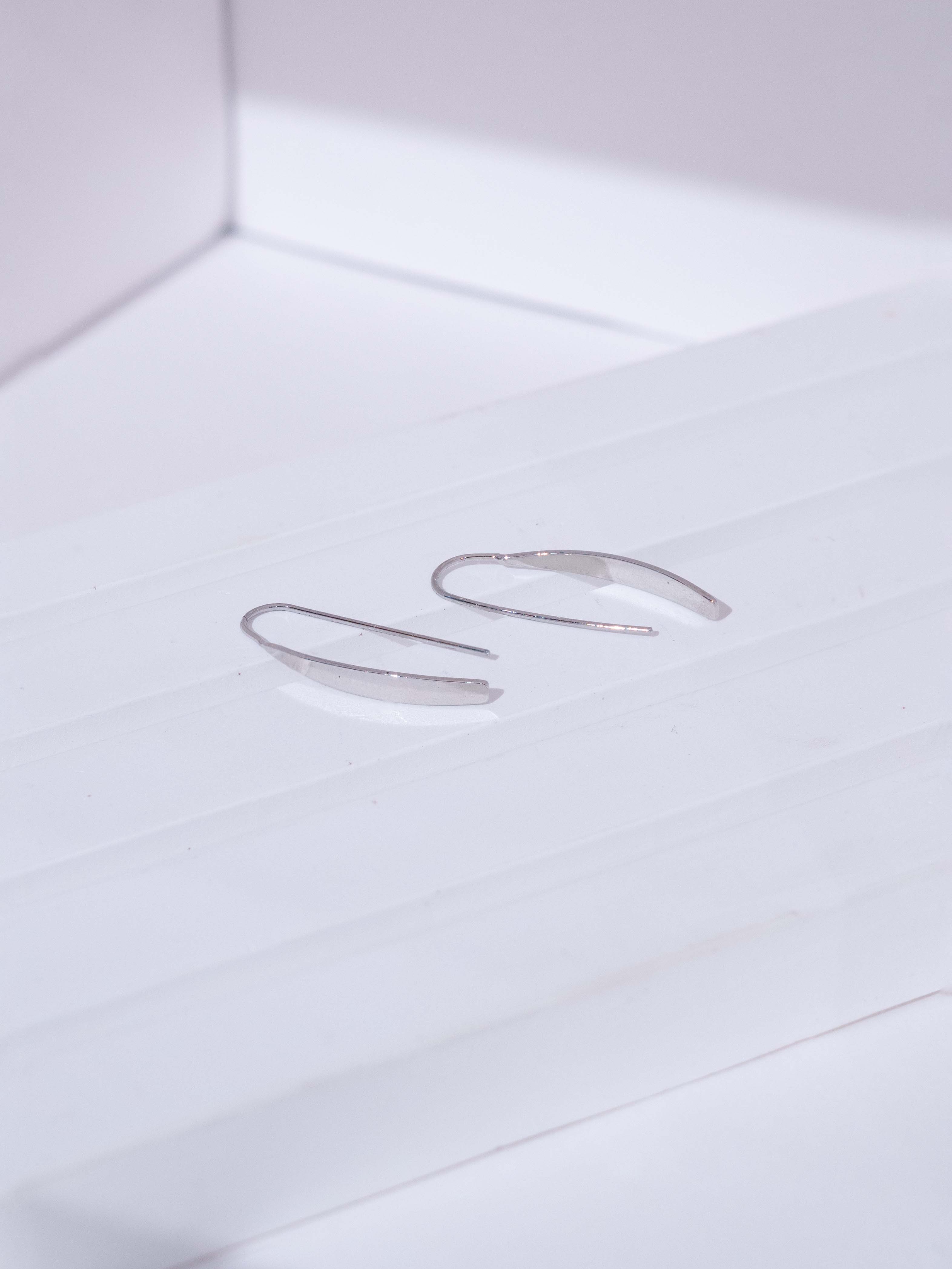 Inverted U Stud Earrings
