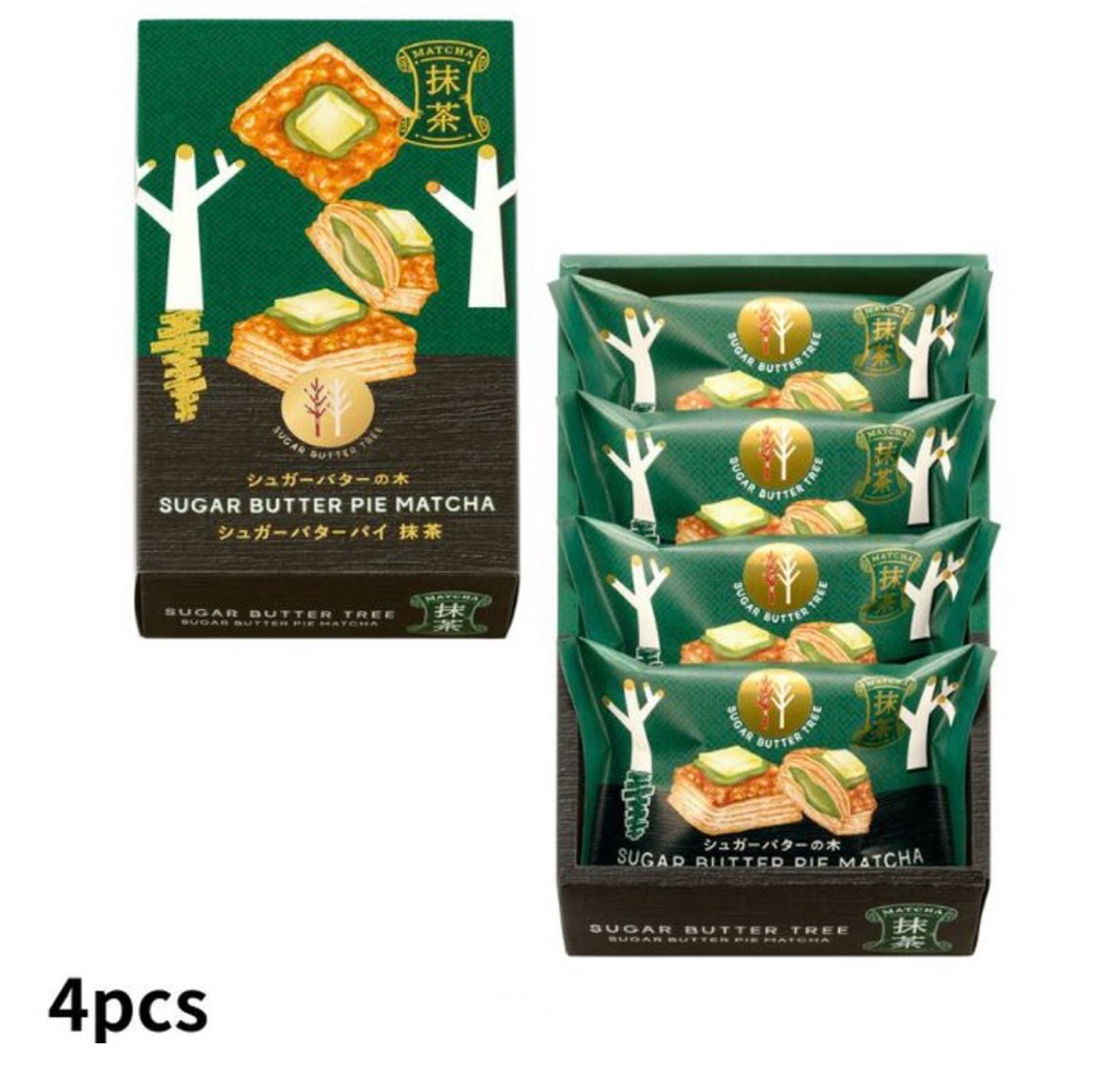 ✨免稅連線商品需順豐到付✨Sugar Butter Tree 砂糖奶油千層派 抹茶口味 ［關西機場限定］