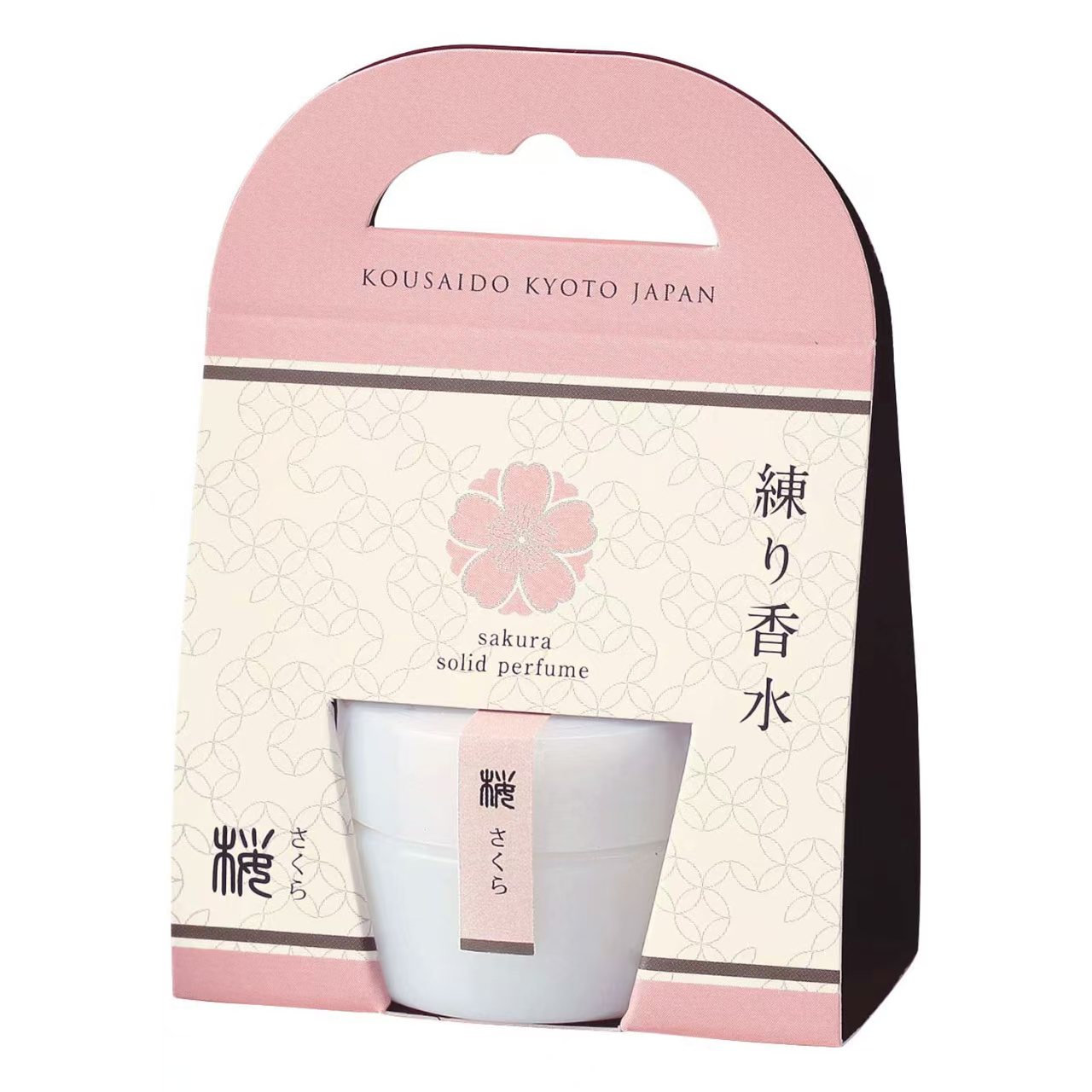 【日本製】京都香彩堂 固體香膏 8g｜天然保濕・優雅日系花香