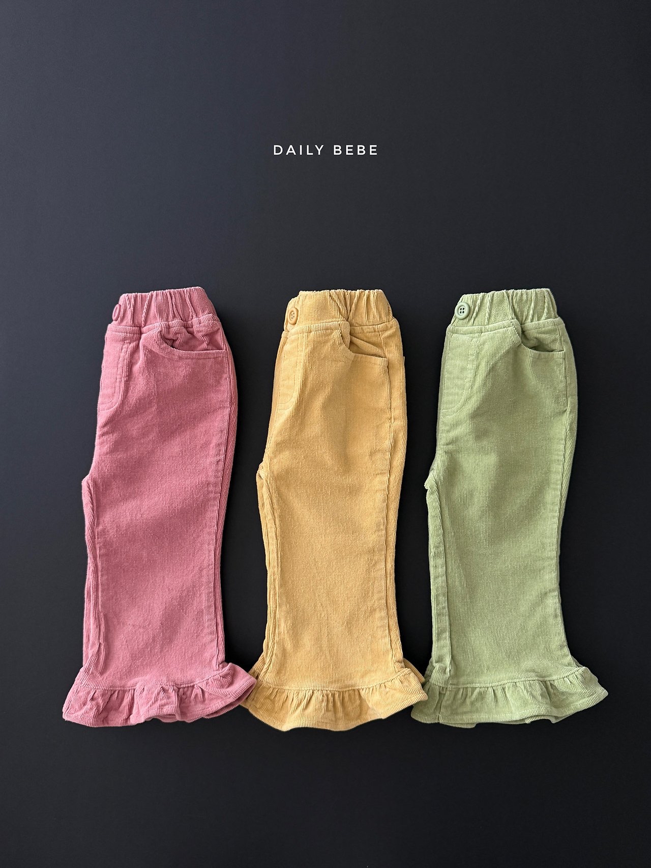 Dailybebe | Corduroy Bootcut Pants