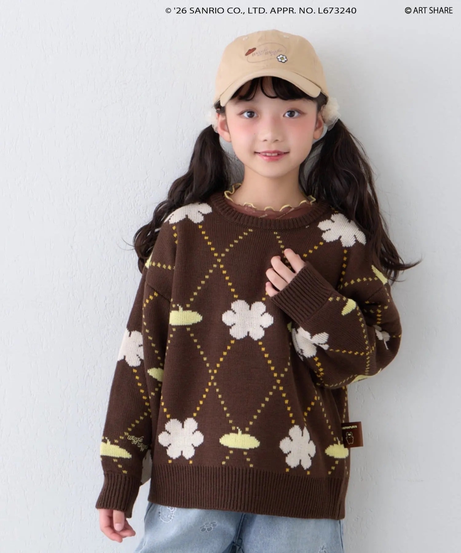 日本預訂📍日本Sanrio x Wiggle Wiggle系列 - 圓領冷衫 不包郵 2026年11月下旬出貨