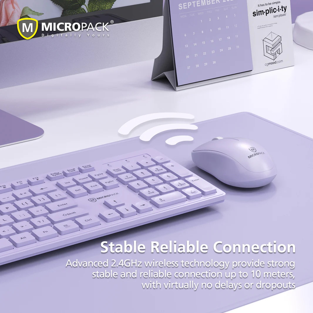 Micropack Colourful 無線鍵盤套裝 KM-237 [預計8月中出貨]