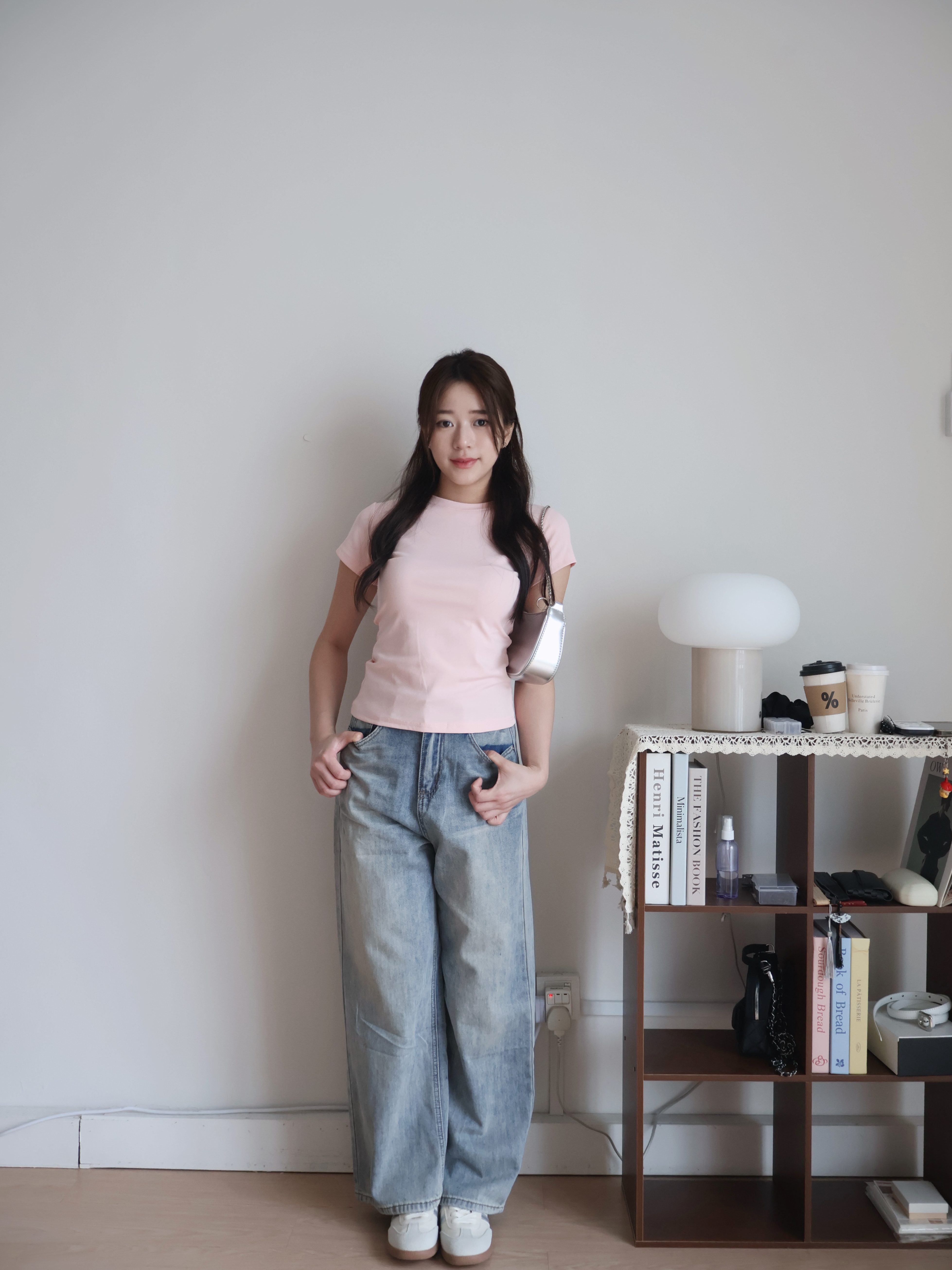 Hailey Cotton Tee | Pink