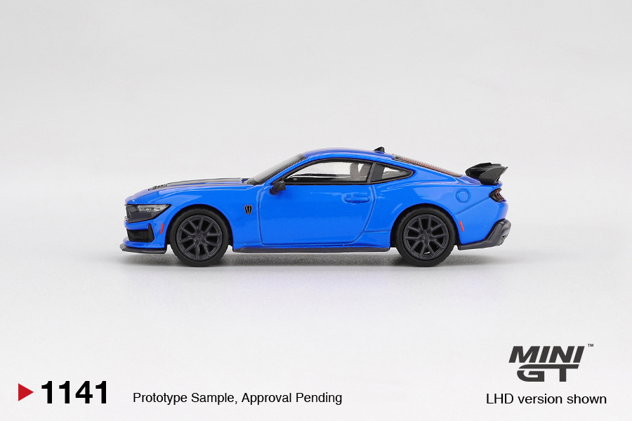 【現貨】MINI GT 1141 Ford Mustang Dark Horse Grabber Blue 抓馬藍 MINIGT