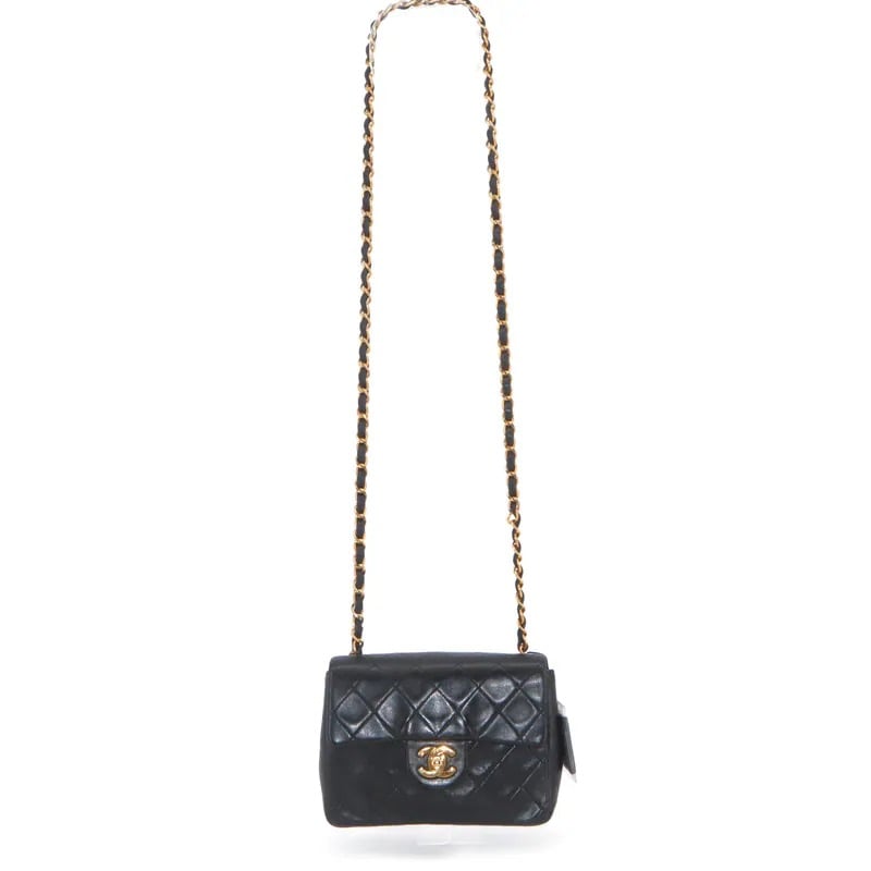 Chanel Matelasse Coco Mark Mini Chain Flap Bag
