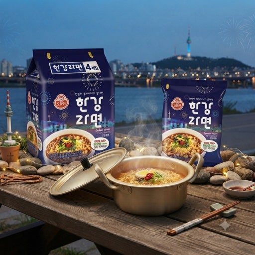 韓國 Ottogi 不倒翁 漢江泡麵 4包/袋｜ Hangang Ramen