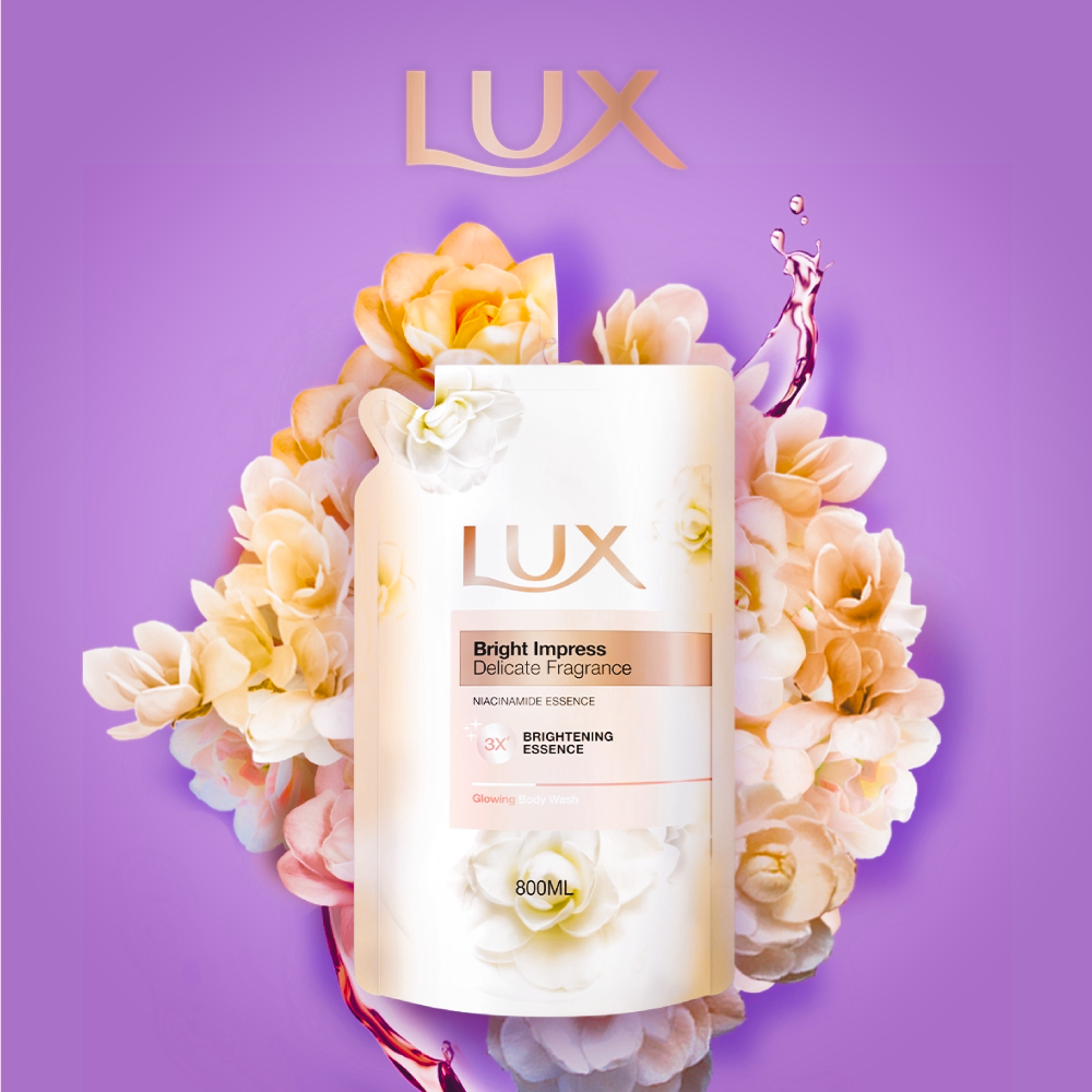 Lux Shower Cream (Refill Pack) 600ml / BRIGHT GLOW