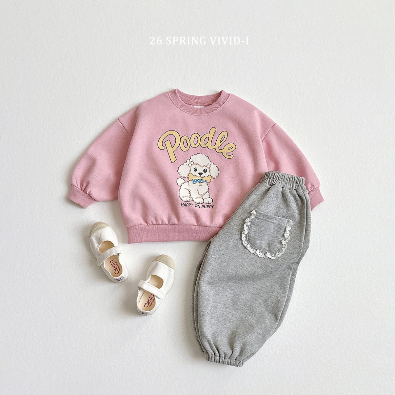 🌸預訂 韓國直送🌸🇰🇷VIVIDI三色可愛動物印花寬鬆衛衣