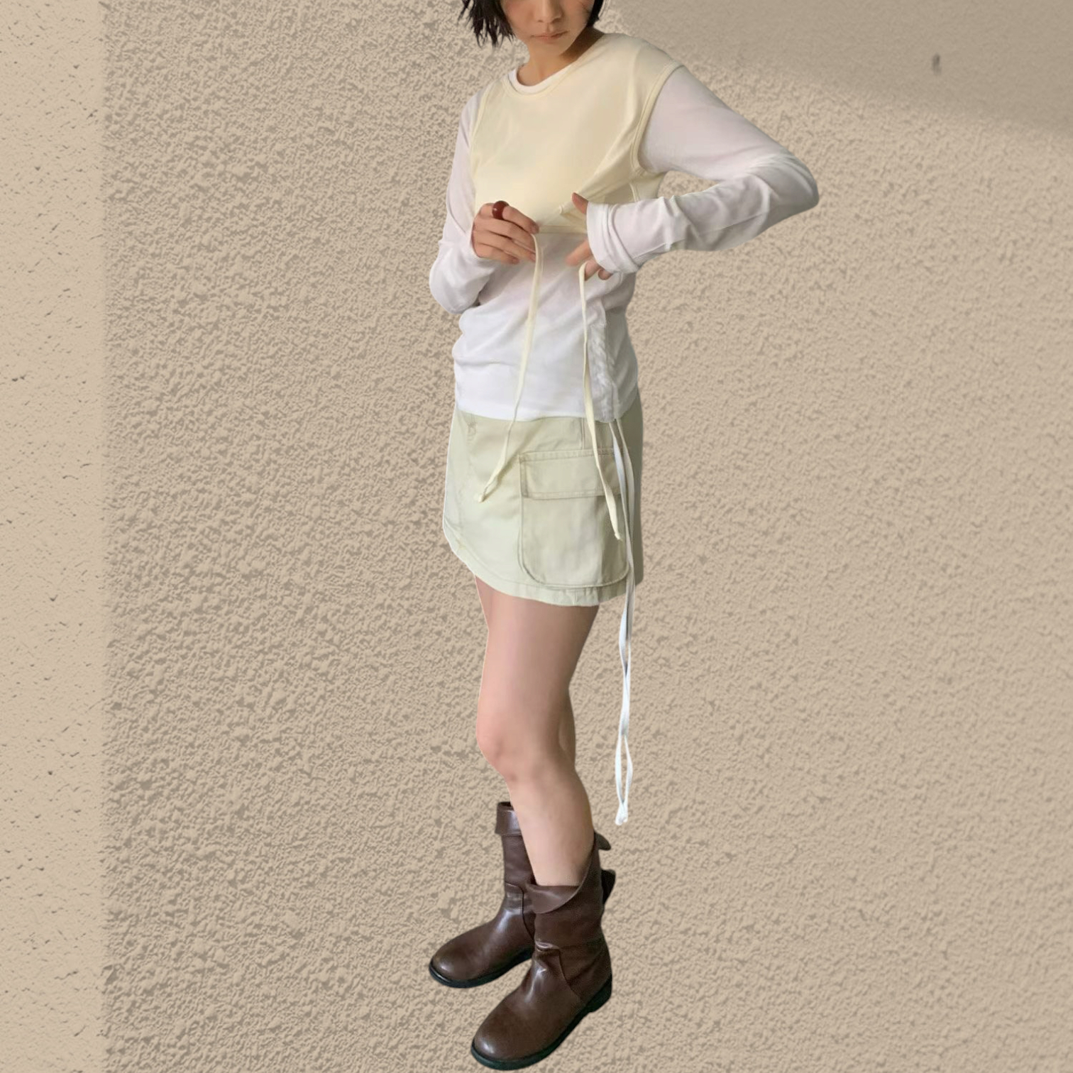 221406 拼色Tee Set