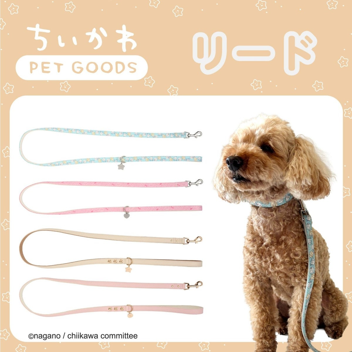 🌸 【預訂】Chiikawa 小型犬用 狗帶 