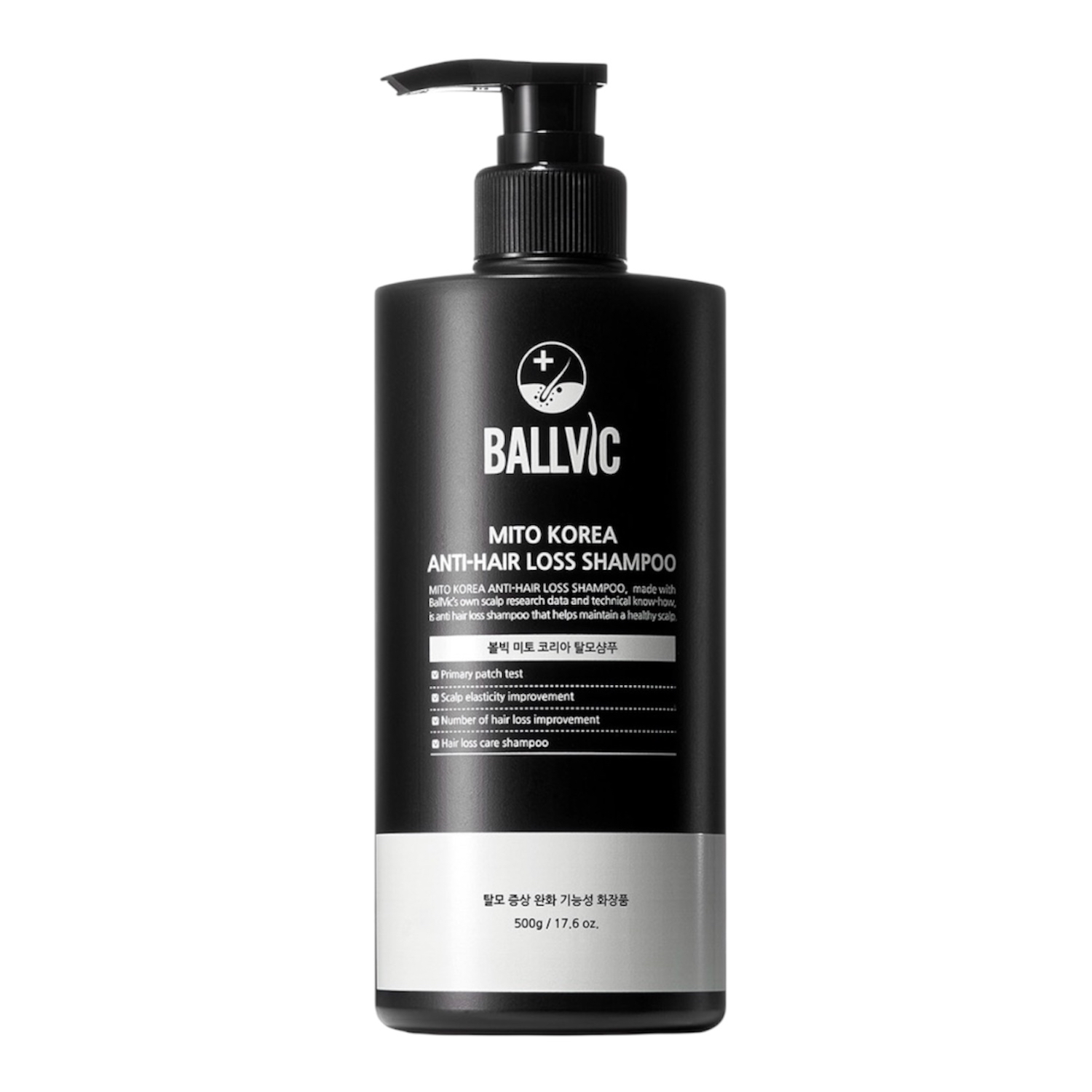 BALLVIC Mito Korea Anti-Hair Loss Shampoo 防脫抗敏洗頭水 500g 