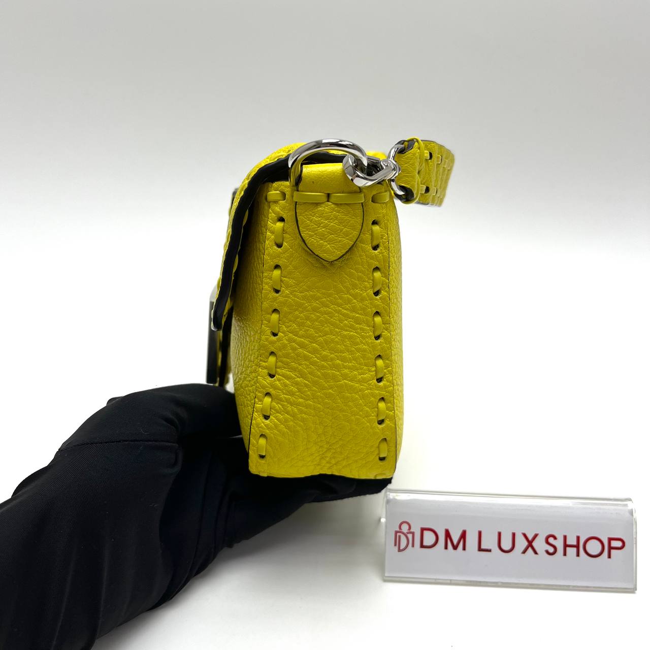 Fendi Mini Yellow Baguette SHW