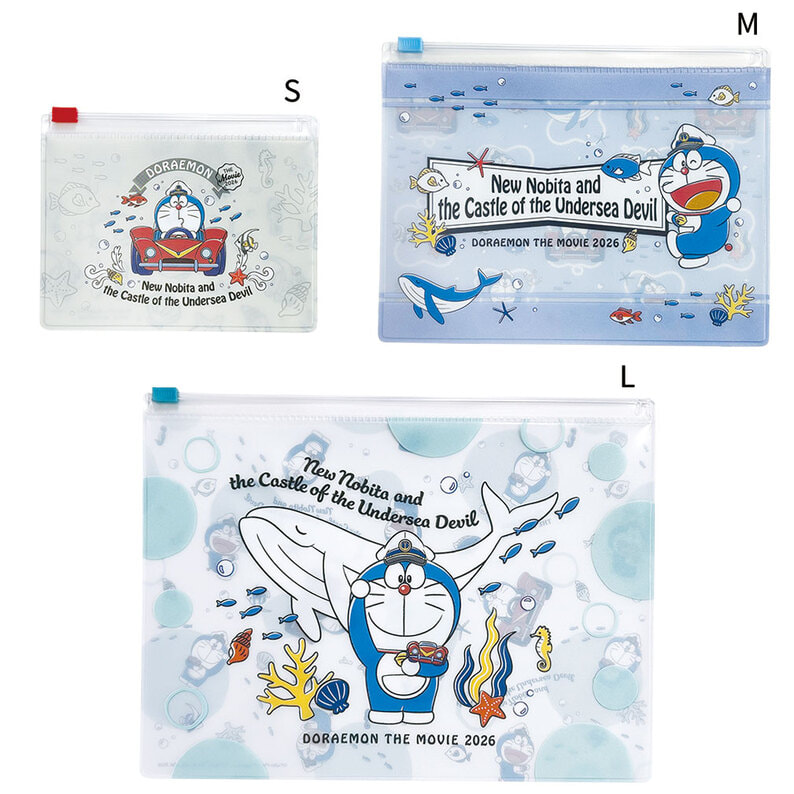 [現貨 / 訂購] 多啦A夢 2026 電影《海底鬼岩城》文具: 原子筆/貼紙/File/Memo/明信片