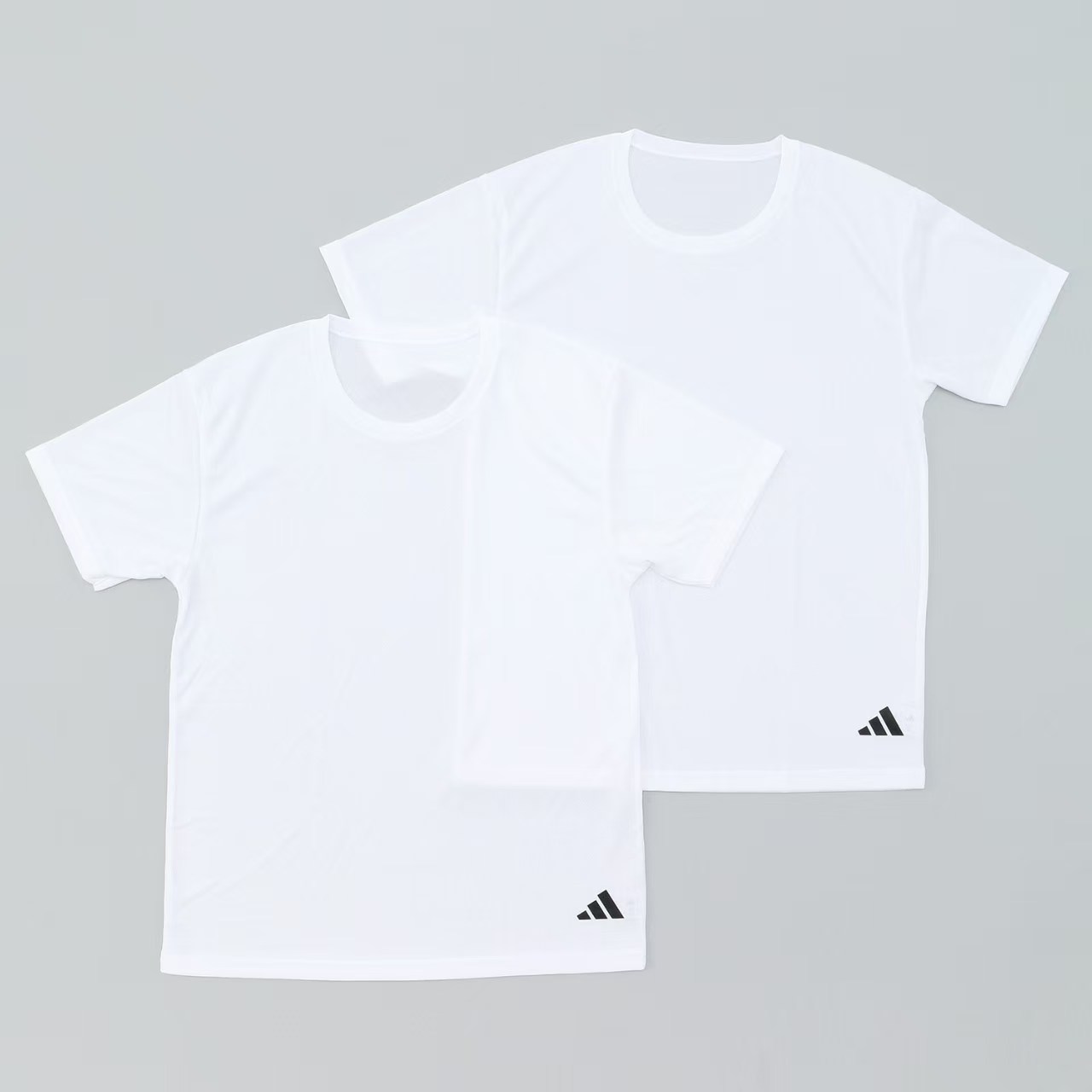 日本直送 Adidas 男裝短袖 圓領T恤 2 件裝