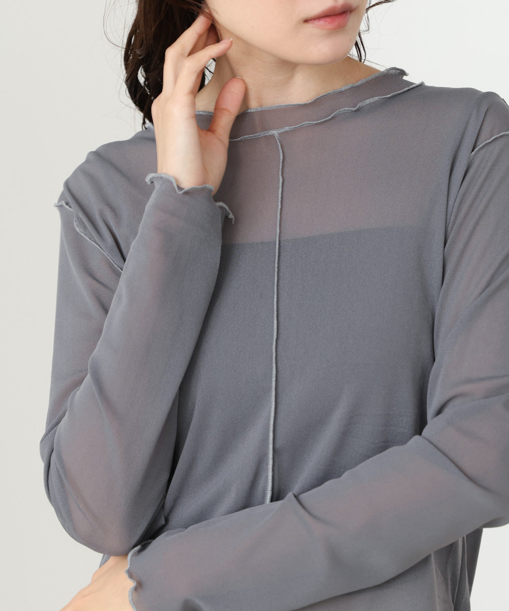 <JP> 內搭必備！輕薄柔和滾邊 Ruffles Top * 4色入 <預購>