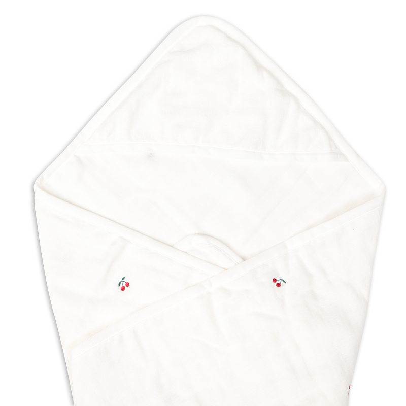 🇯🇵預訂 日本直送🇯🇵櫻桃刺繡棉紗包被襁褓