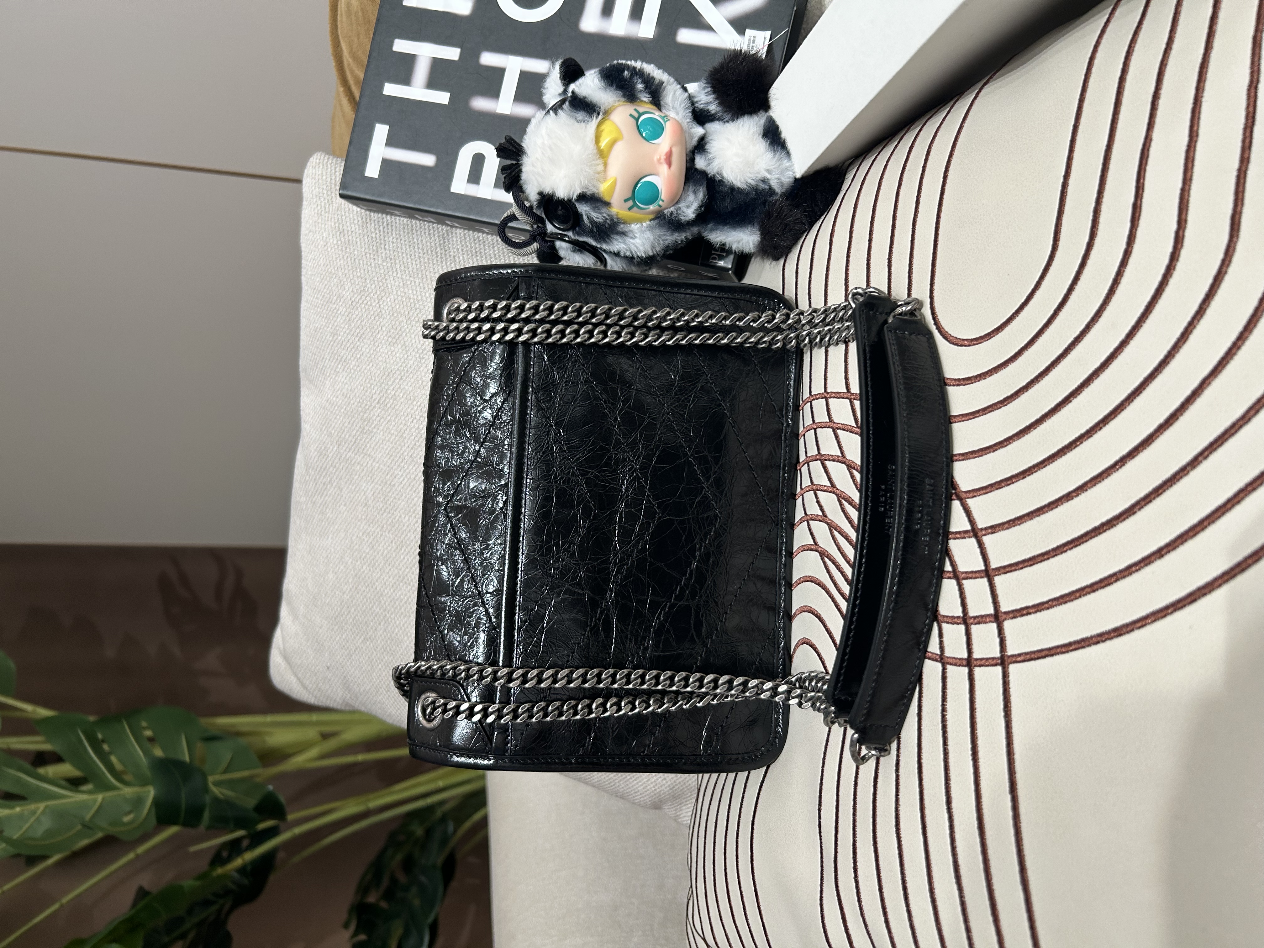 YSL Niki baby Bag Saint Laurent niki Calfskin黑色小牛皮 100%Authentic, 98%new ✅dust bag 
