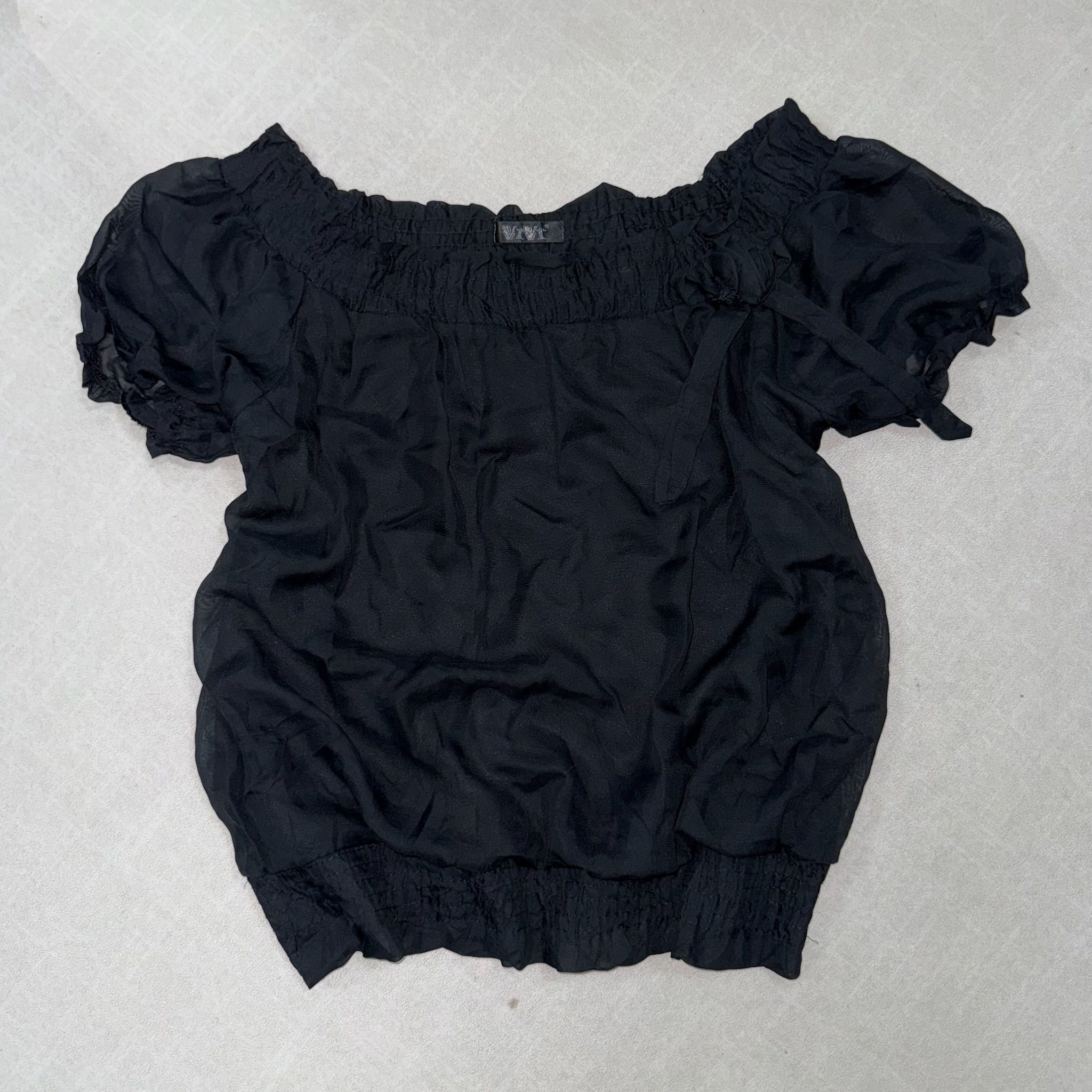 Off-Shoulder Puff Sleeve Top